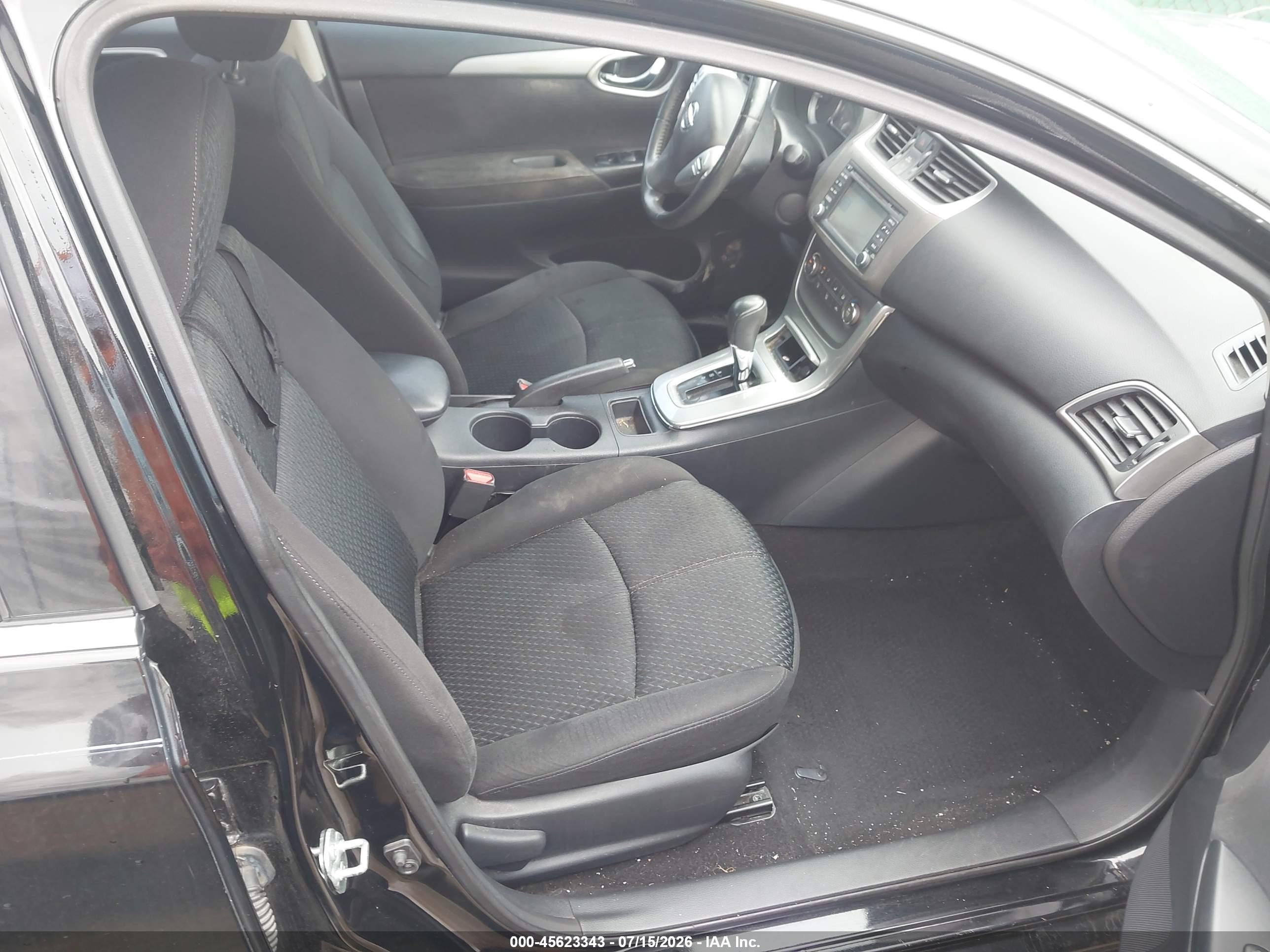 2014 Nissan Sentra Sr Black vin: 3N1AB7AP2EY330516