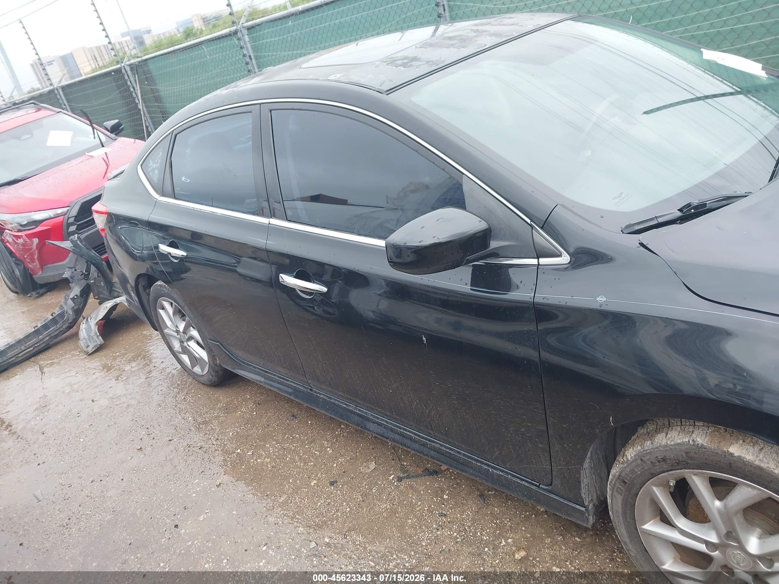 2014 Nissan Sentra Sr Black vin: 3N1AB7AP2EY330516