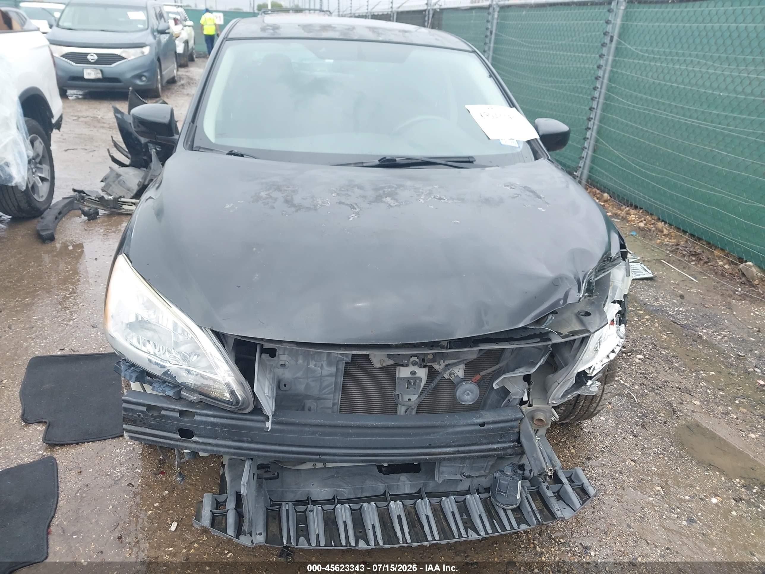 2014 Nissan Sentra Sr Black vin: 3N1AB7AP2EY330516
