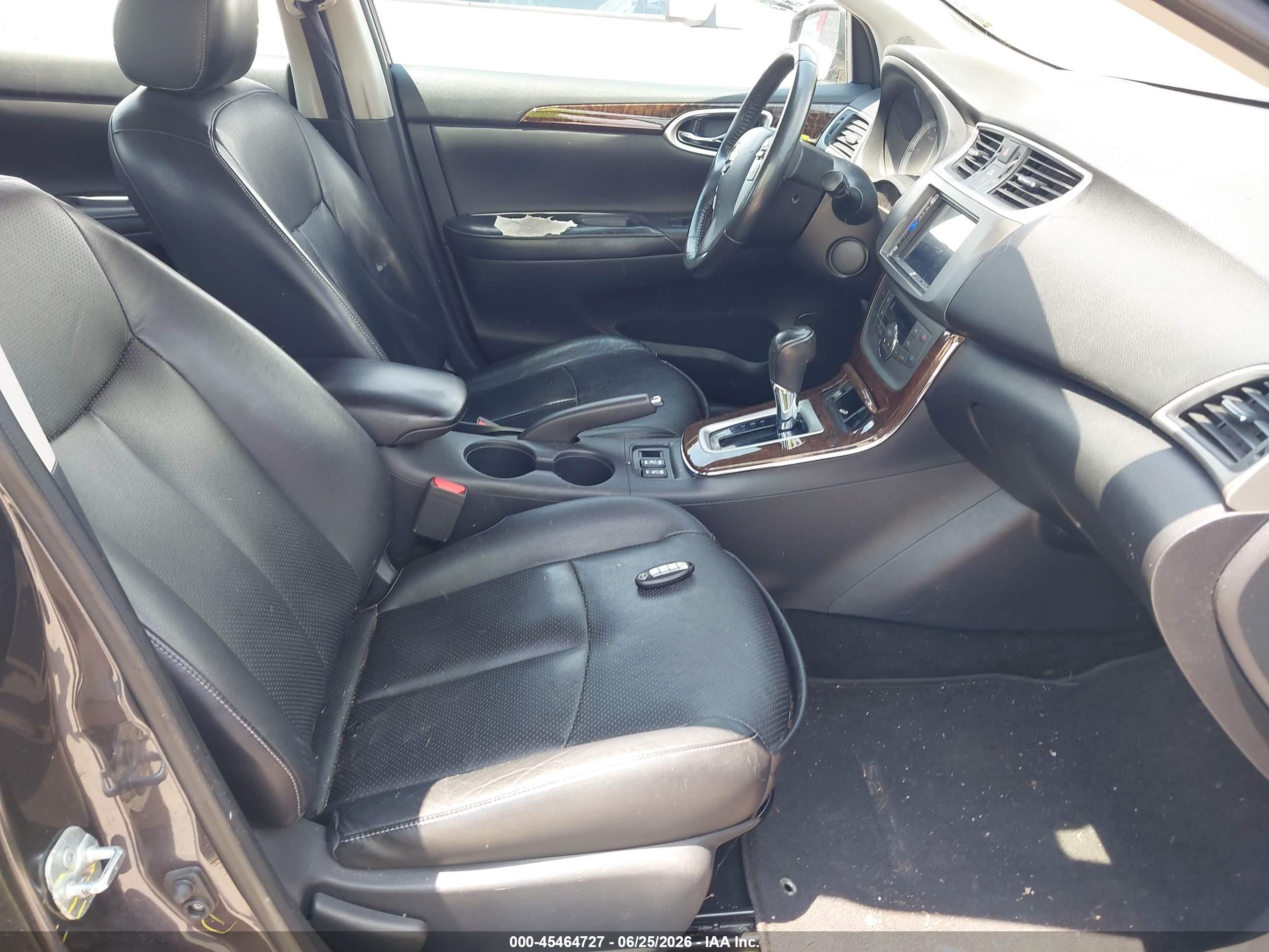 2014 Nissan Sentra Sl Gray vin: 3N1AB7AP2EY333206
