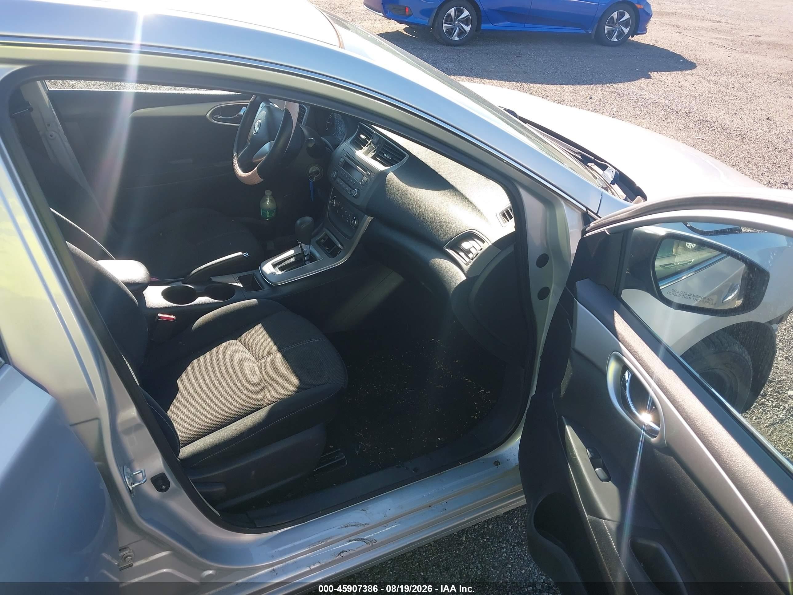 2014 Nissan Sentra Fe+ S Silver vin: 3N1AB7AP2EY334288