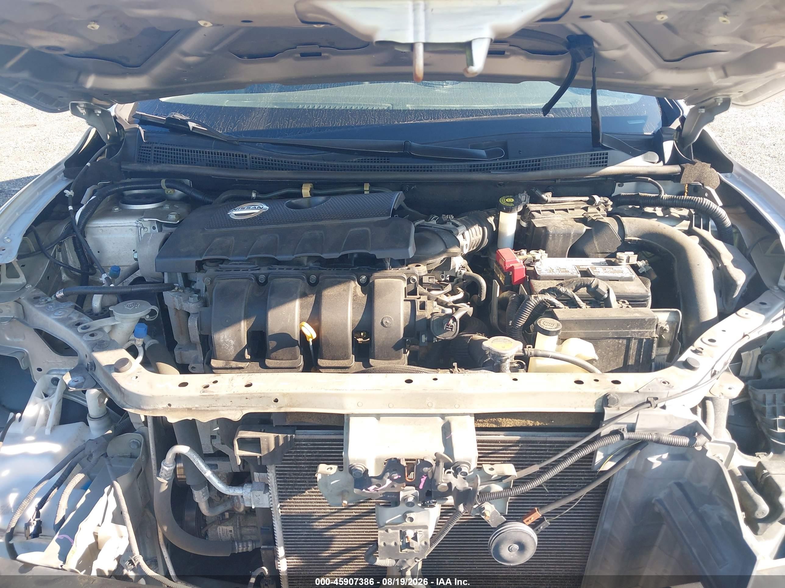 2014 Nissan Sentra Fe+ S Silver vin: 3N1AB7AP2EY334288