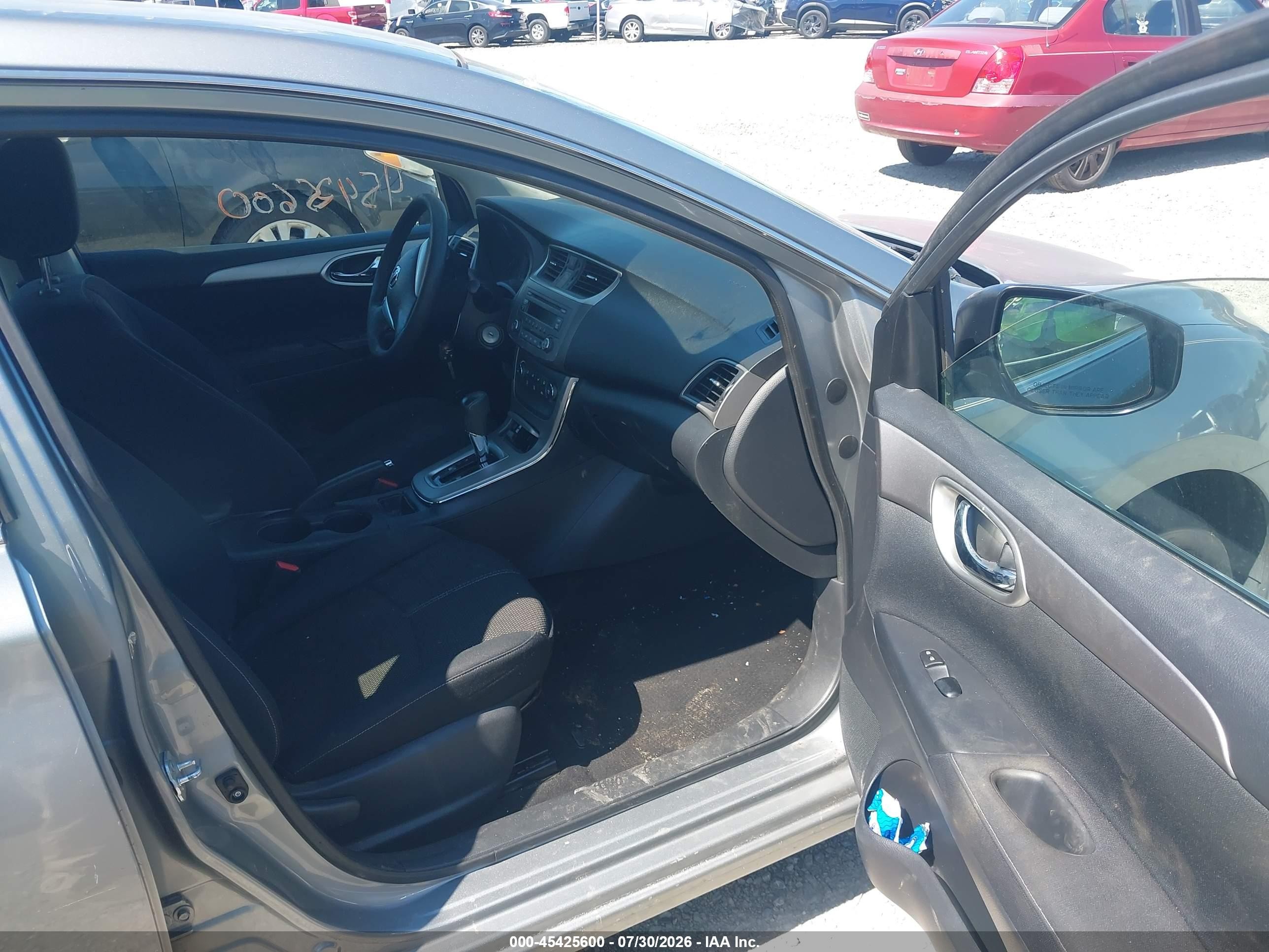 2014 Nissan Sentra S Gray vin: 3N1AB7AP2EY336641