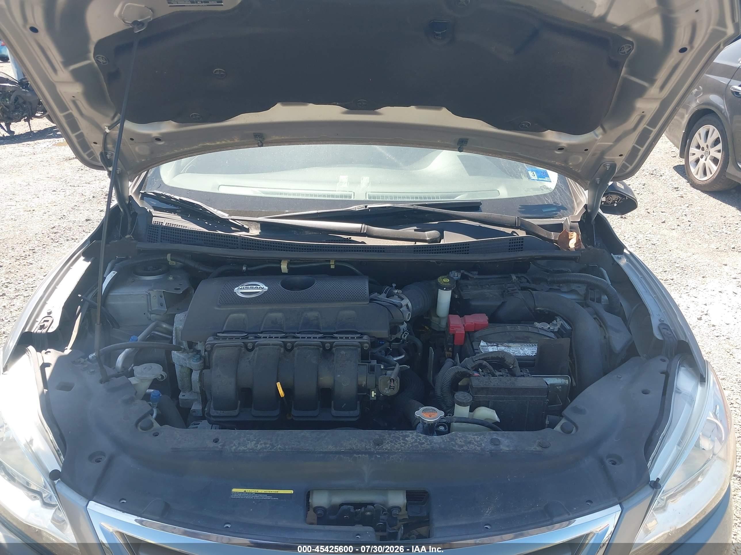 2014 Nissan Sentra S Gray vin: 3N1AB7AP2EY336641