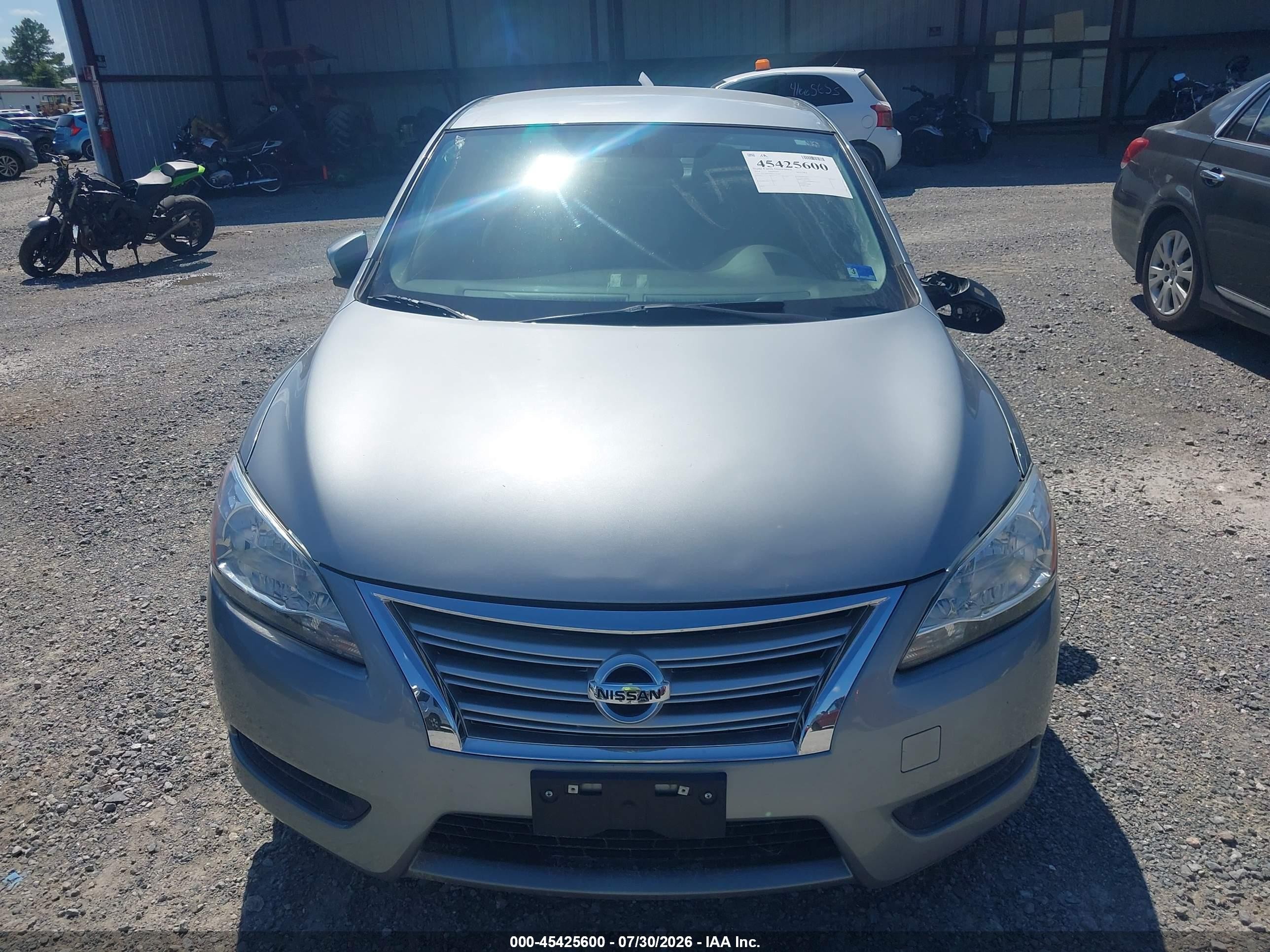 2014 Nissan Sentra S Gray vin: 3N1AB7AP2EY336641