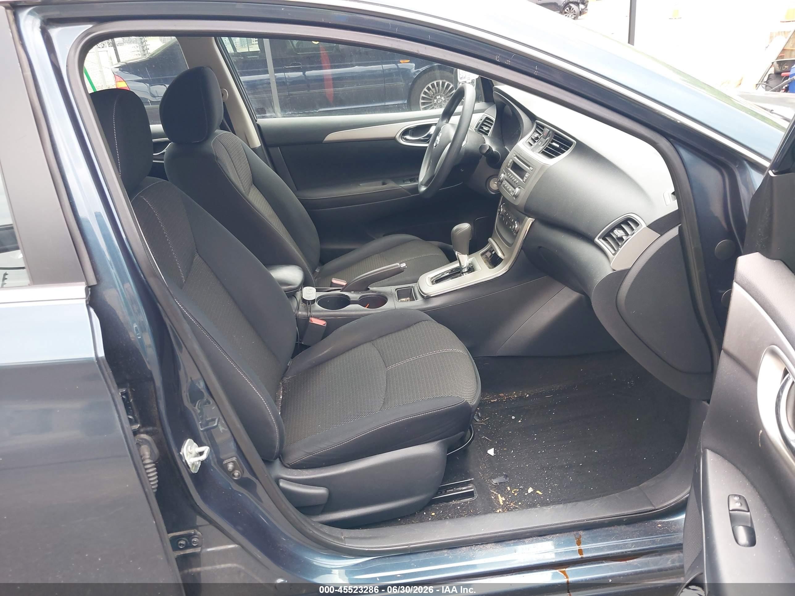 2014 Nissan Sentra S Blue vin: 3N1AB7AP2EY338891