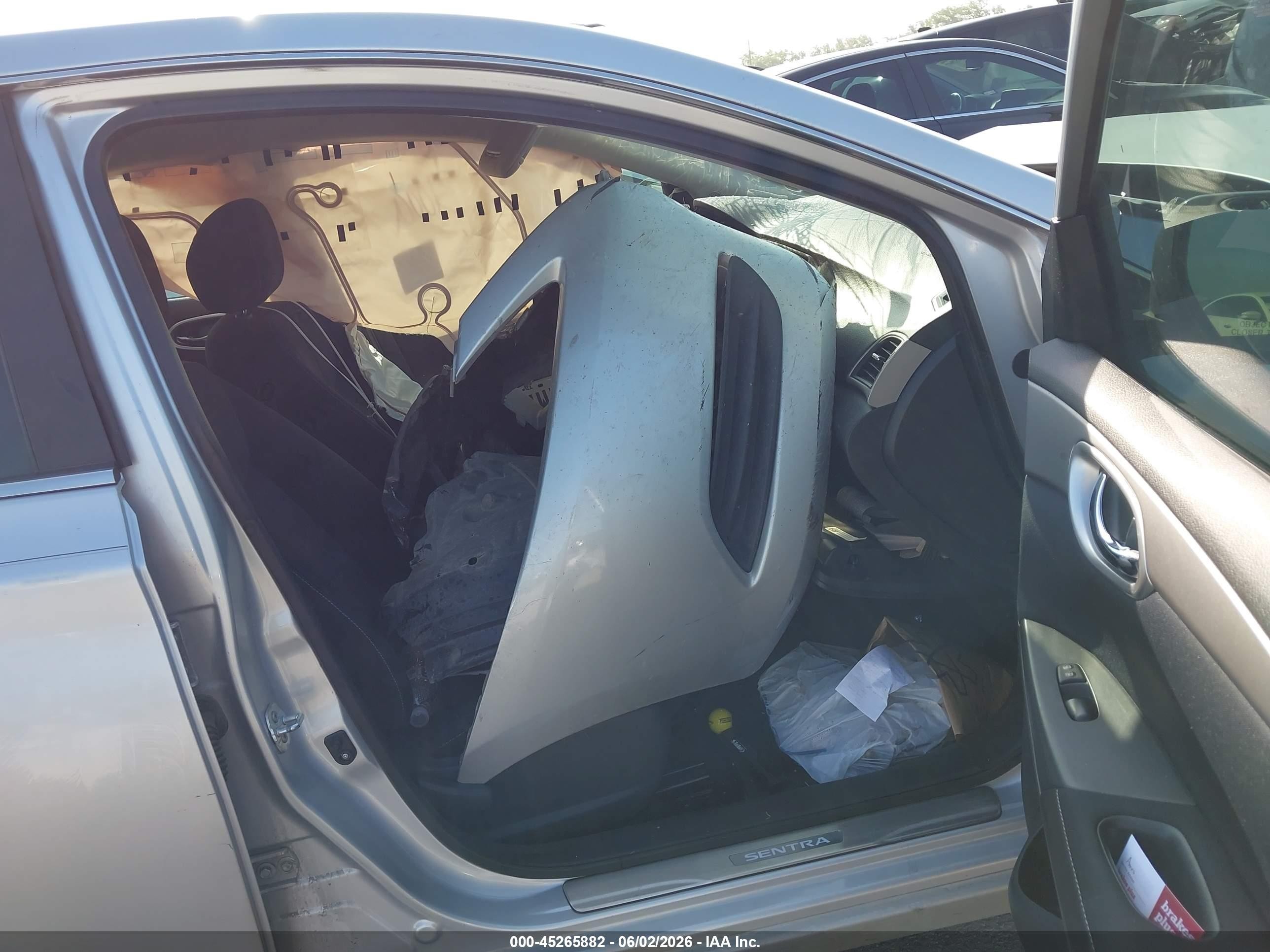 2015 Nissan Sentra Sv Silver vin: 3N1AB7AP2FL628708