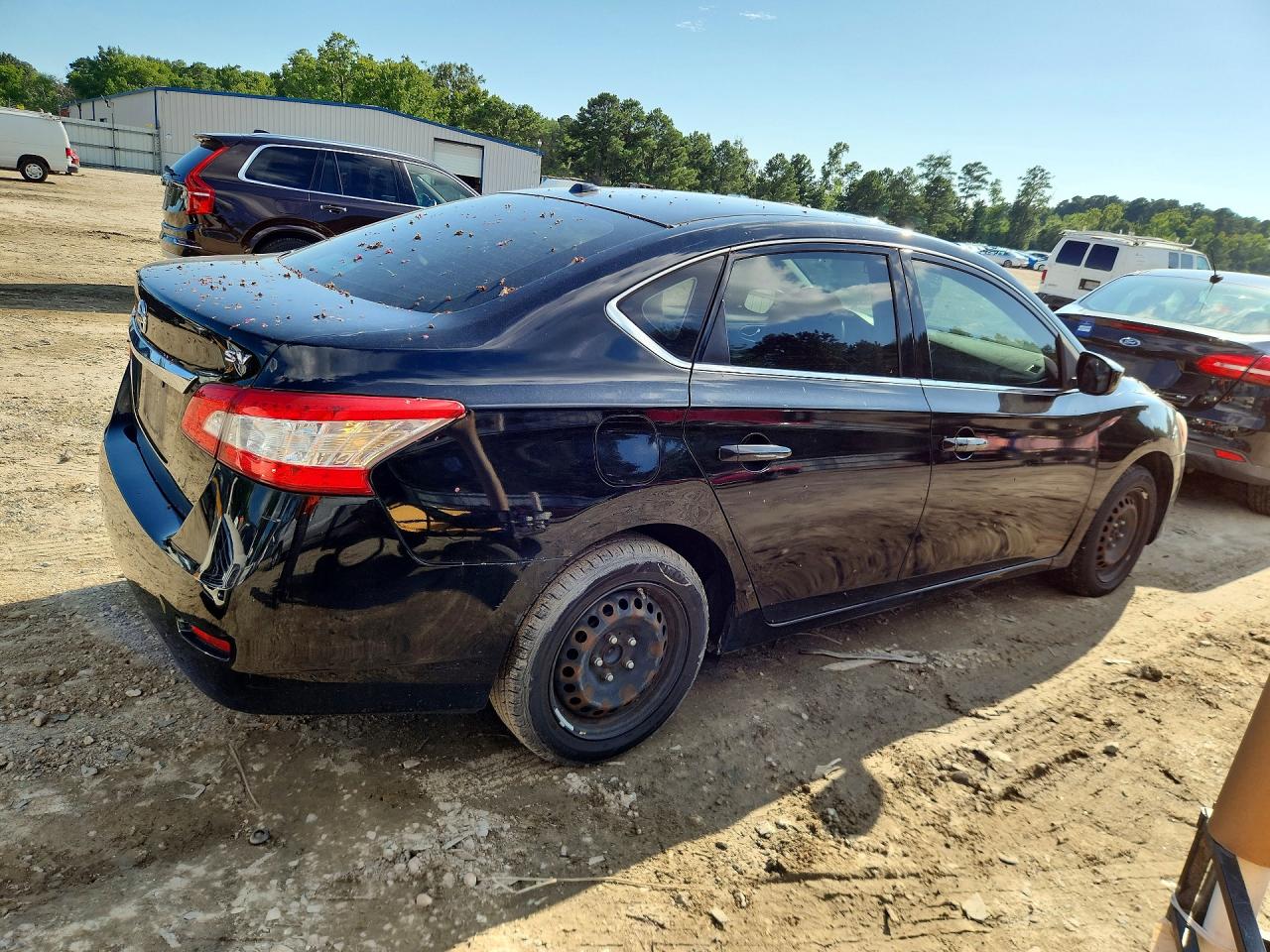 2015 Nissan Sentra Sv Black vin: 3N1AB7AP2FL641894