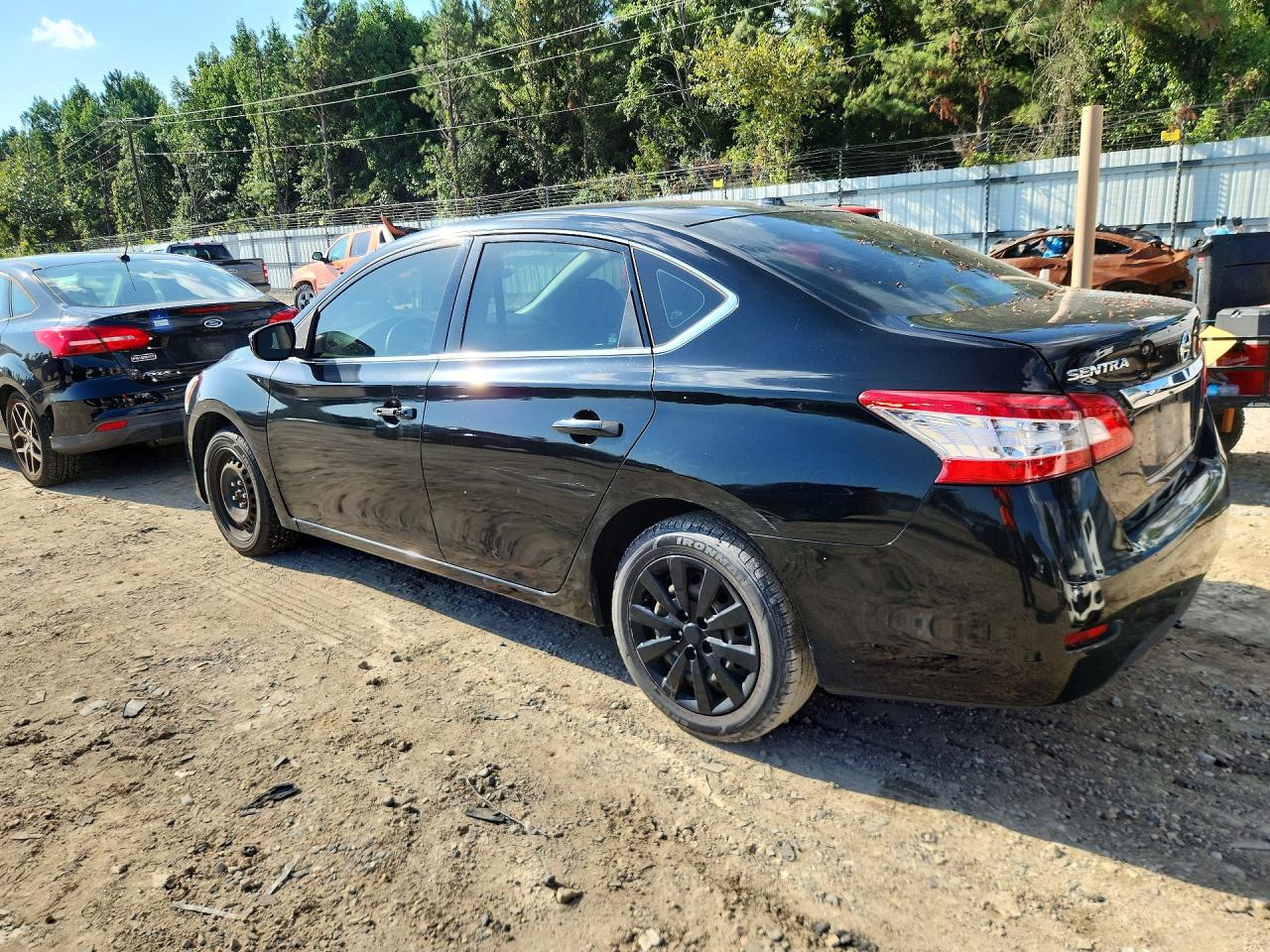 2015 Nissan Sentra Sv Black vin: 3N1AB7AP2FL641894