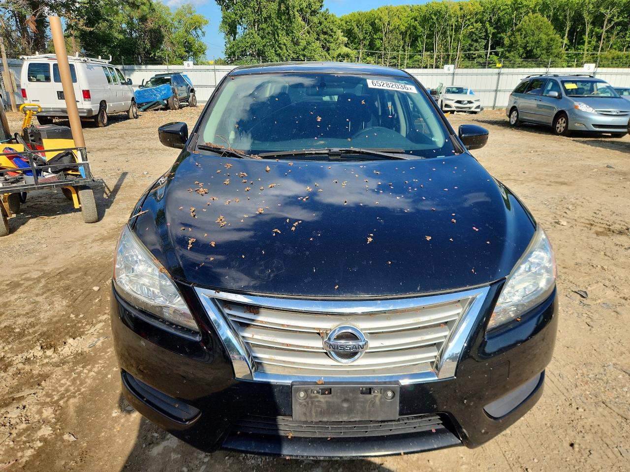 2015 Nissan Sentra Sv Black vin: 3N1AB7AP2FL641894