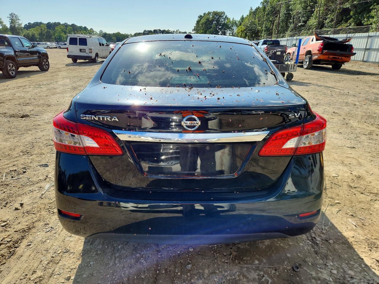 2015 Nissan Sentra Sv Black vin: 3N1AB7AP2FL641894