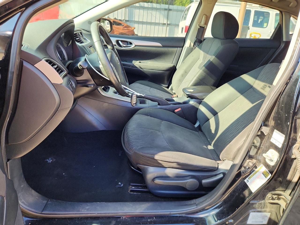 2015 Nissan Sentra Sv Black vin: 3N1AB7AP2FL641894
