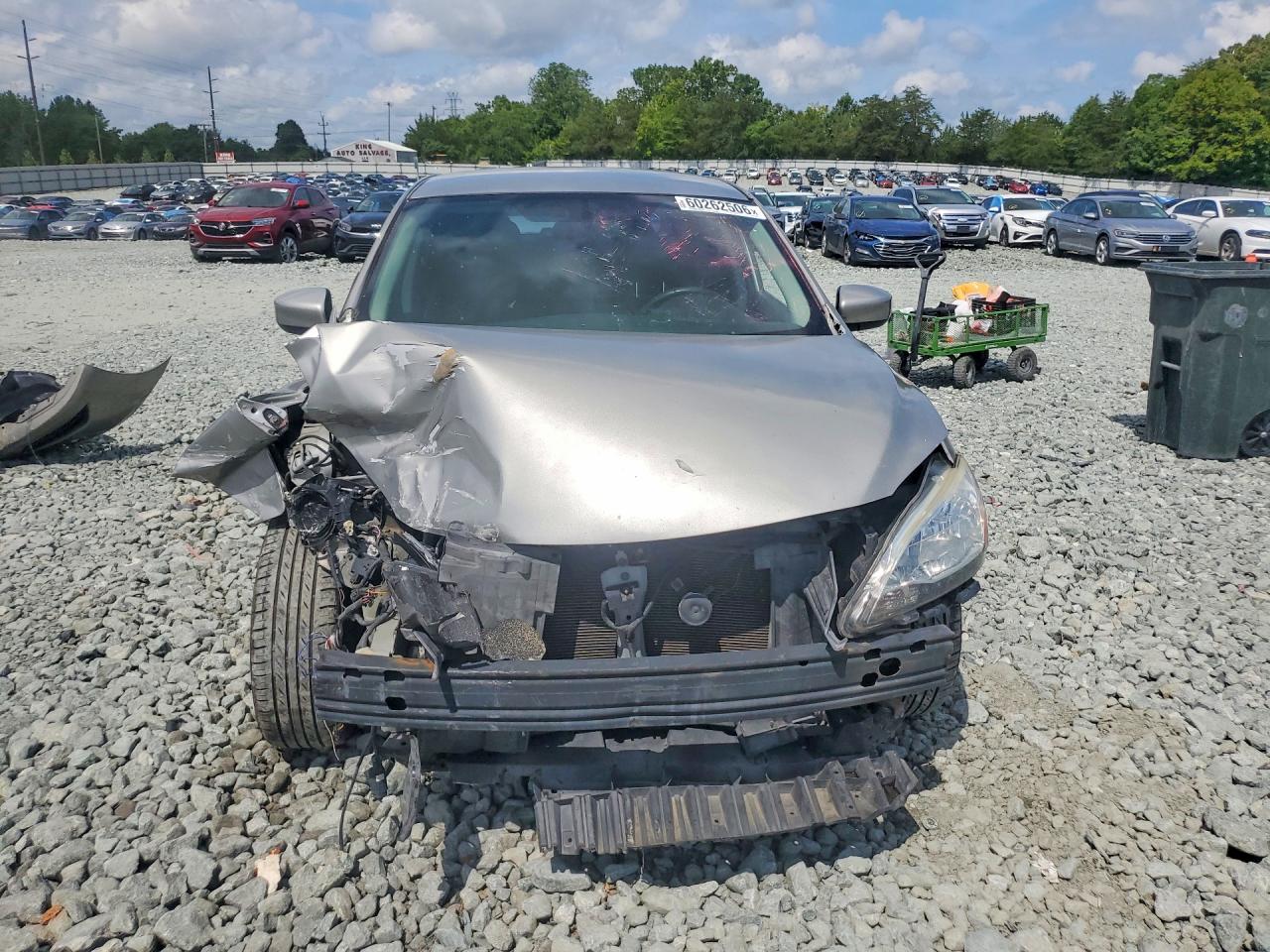 2015 Nissan Sentra Sv Silver vin: 3N1AB7AP2FL644987
