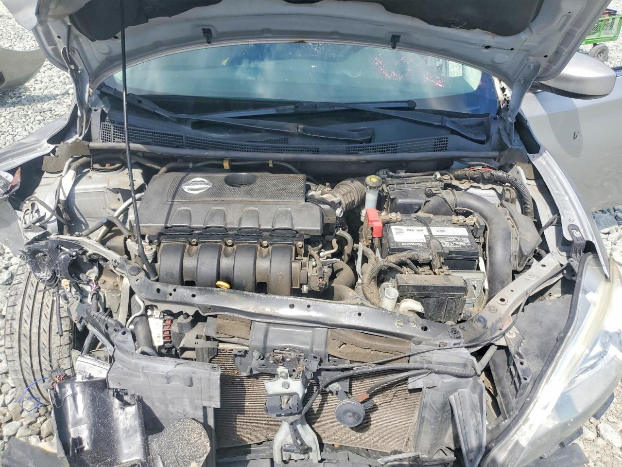 2015 Nissan Sentra Sv Silver vin: 3N1AB7AP2FL644987