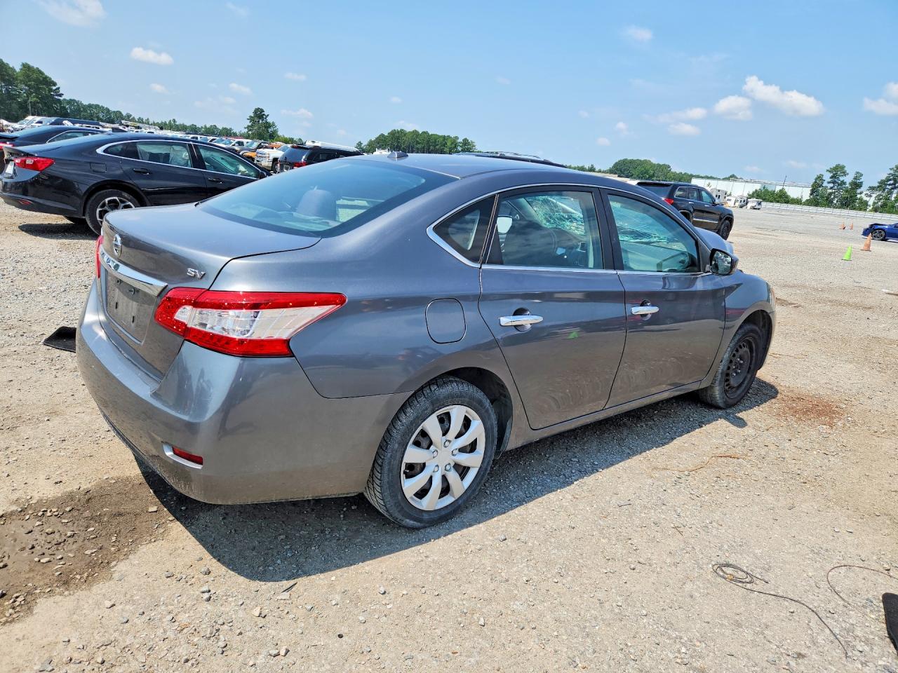 2015 Nissan Sentra Sv Серебряный vin: 3N1AB7AP2FL651700