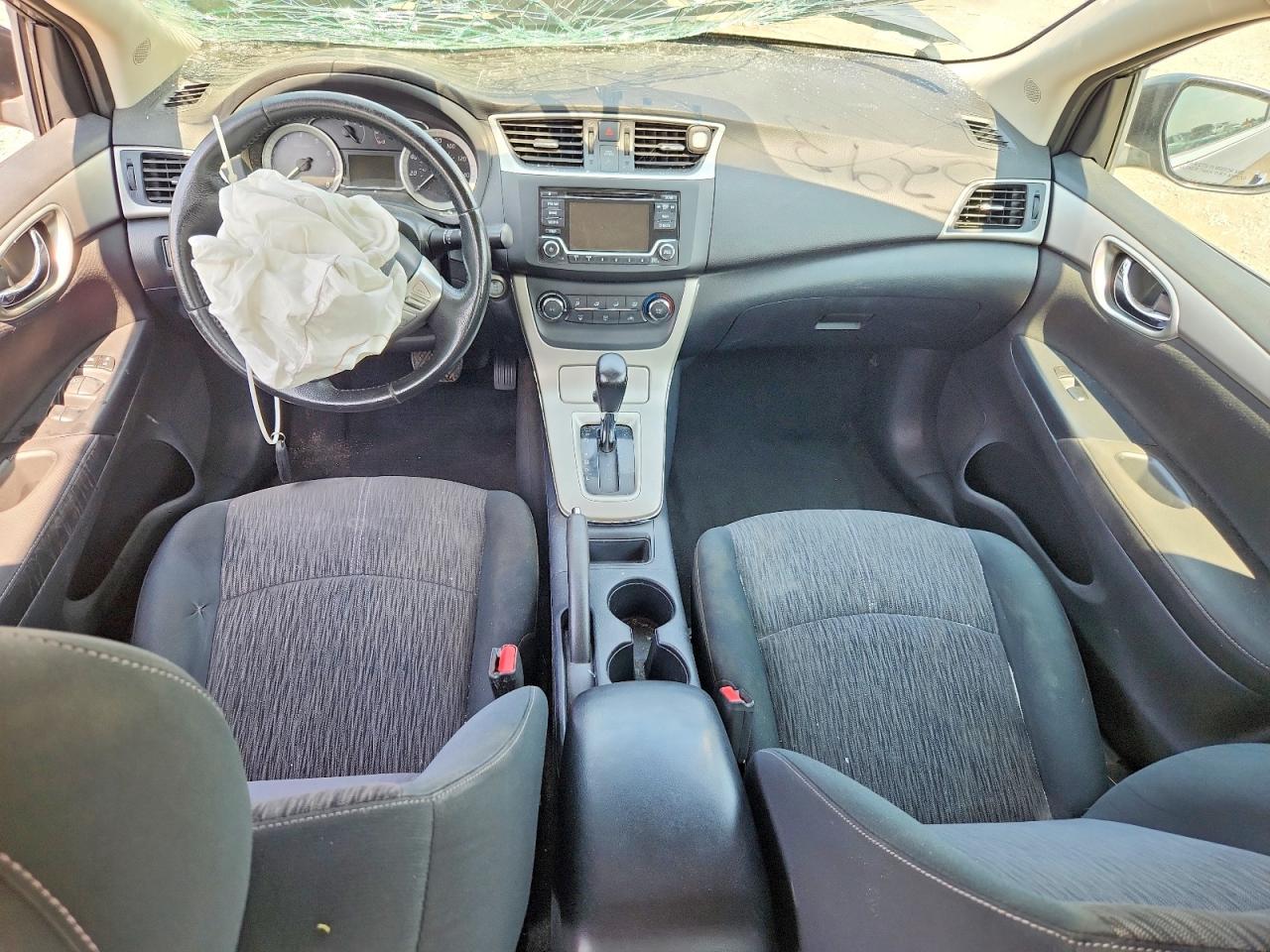 2015 Nissan Sentra Sv Серебряный vin: 3N1AB7AP2FL651700
