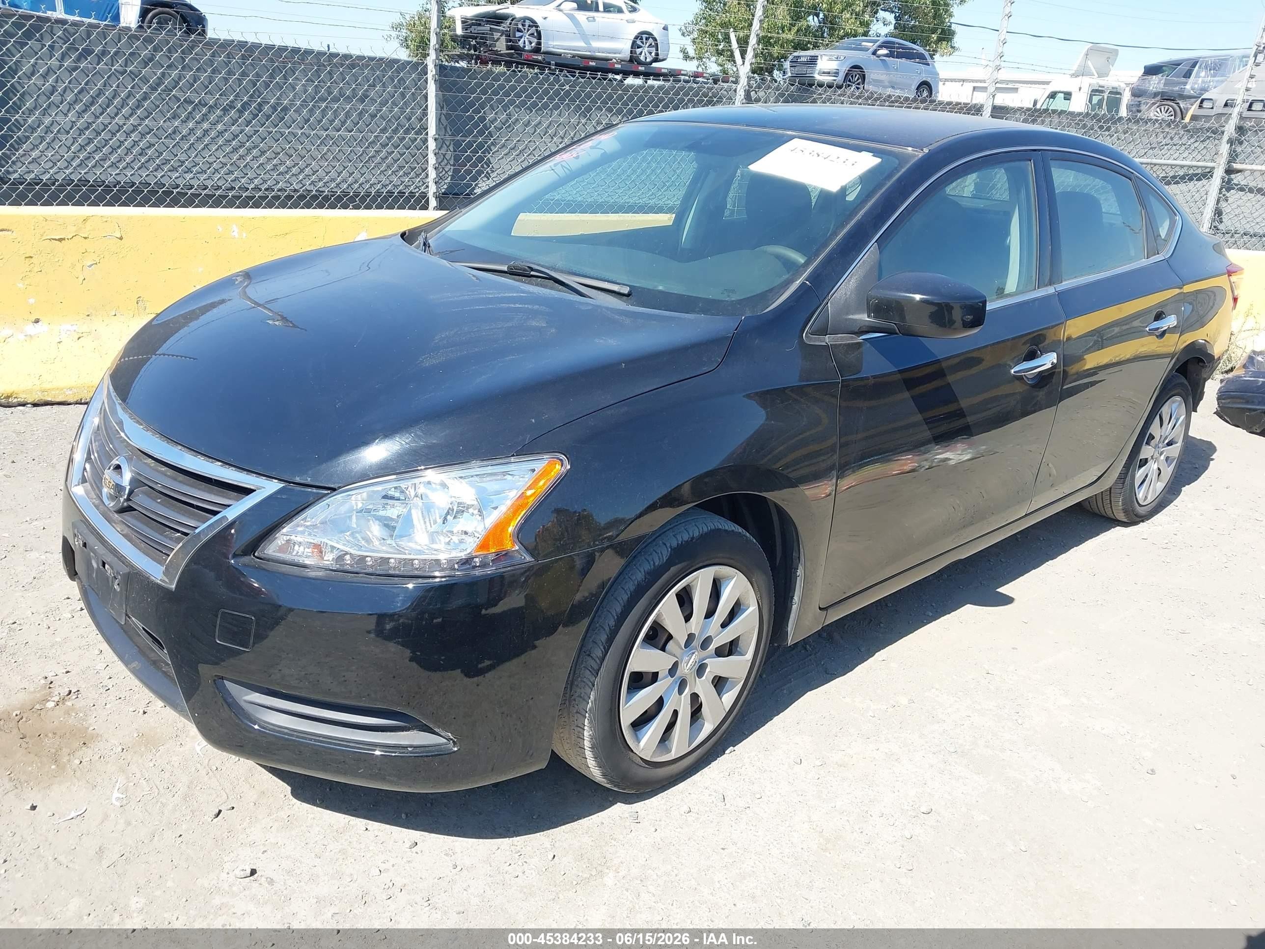 2015 Nissan Sentra Fe+ S/s/sl/sr/sv Black vin: 3N1AB7AP2FL652684