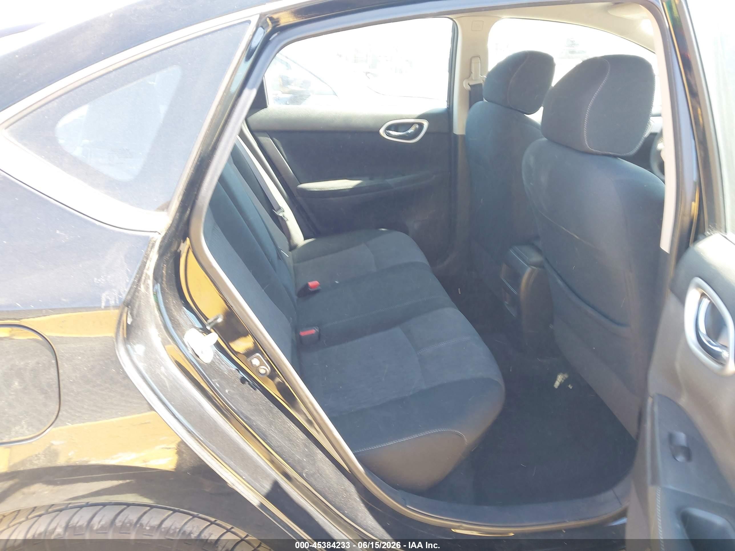 2015 Nissan Sentra Fe+ S/s/sl/sr/sv Black vin: 3N1AB7AP2FL652684