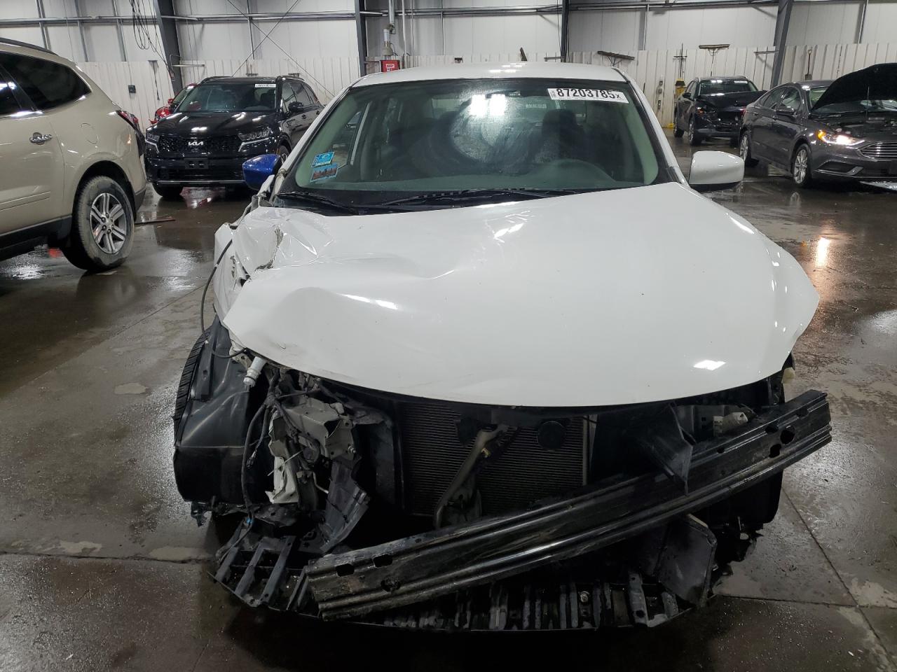 2015 Nissan Sentra S White vin: 3N1AB7AP2FL653849