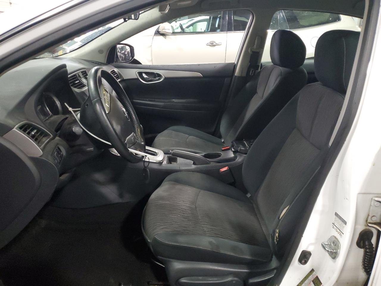 2015 Nissan Sentra S White vin: 3N1AB7AP2FL653849