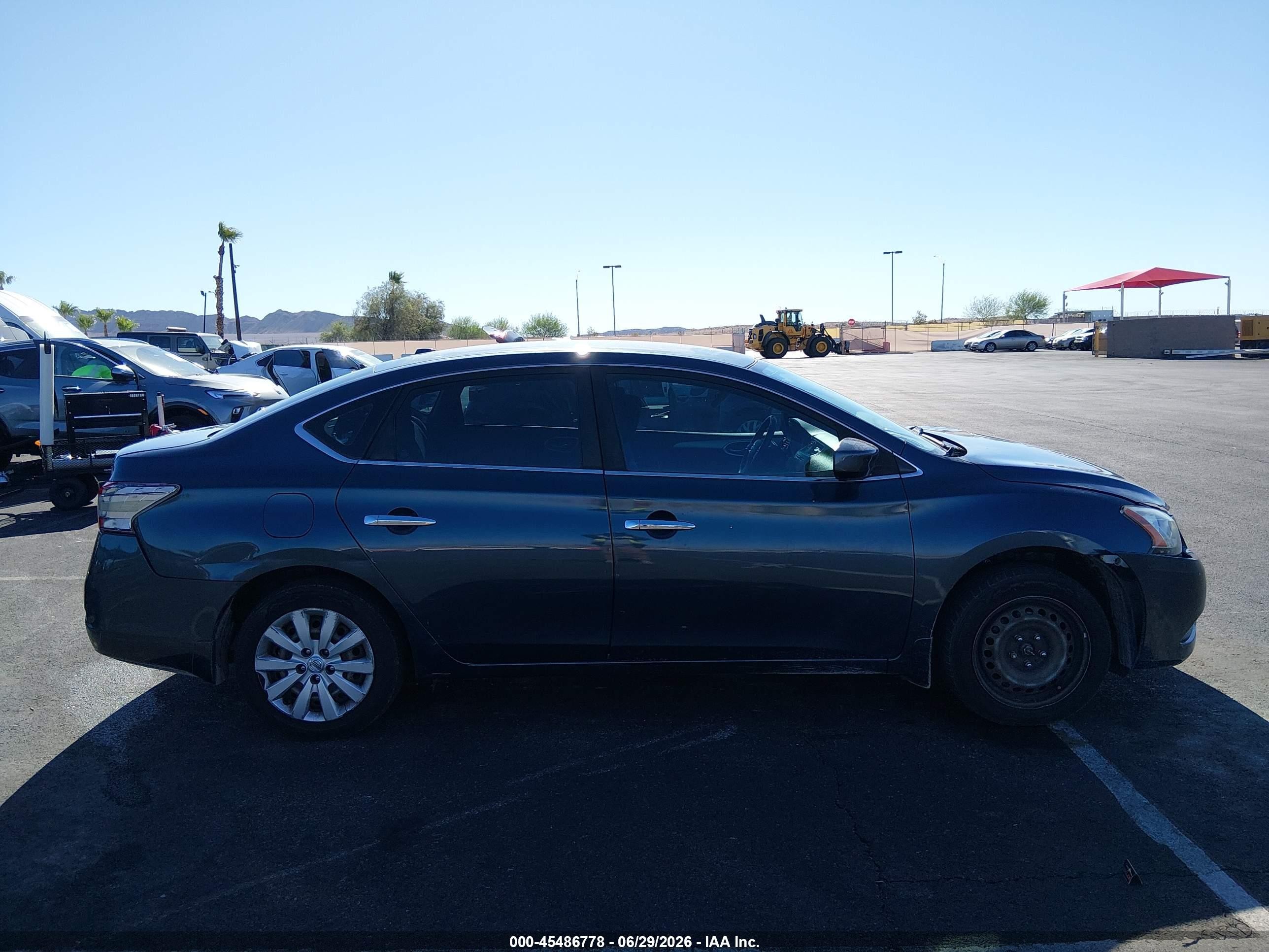 2015 Nissan Sentra Sv Turquoise vin: 3N1AB7AP2FL658145