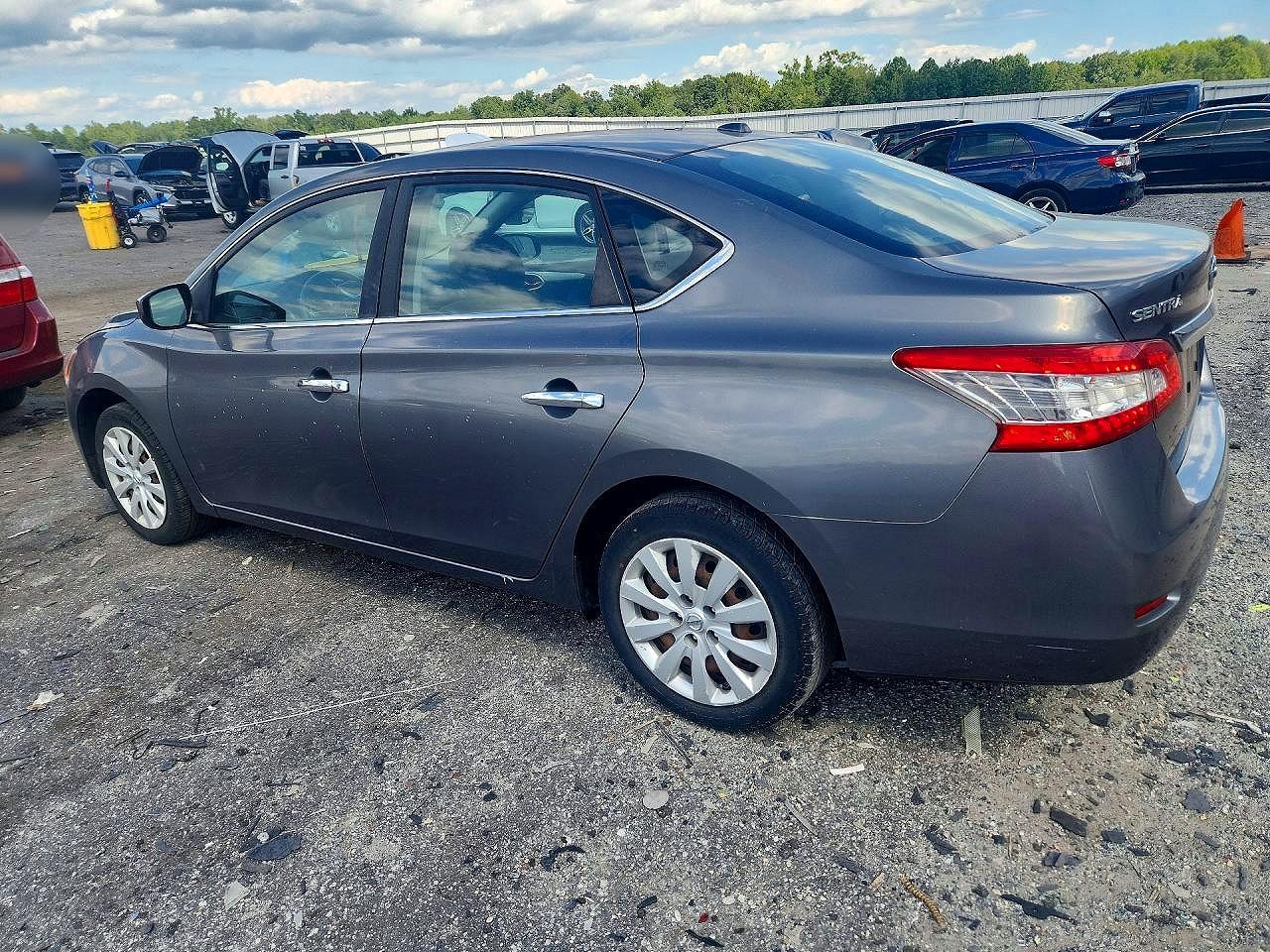 2015 Nissan Sentra Sv Silver vin: 3N1AB7AP2FL662342