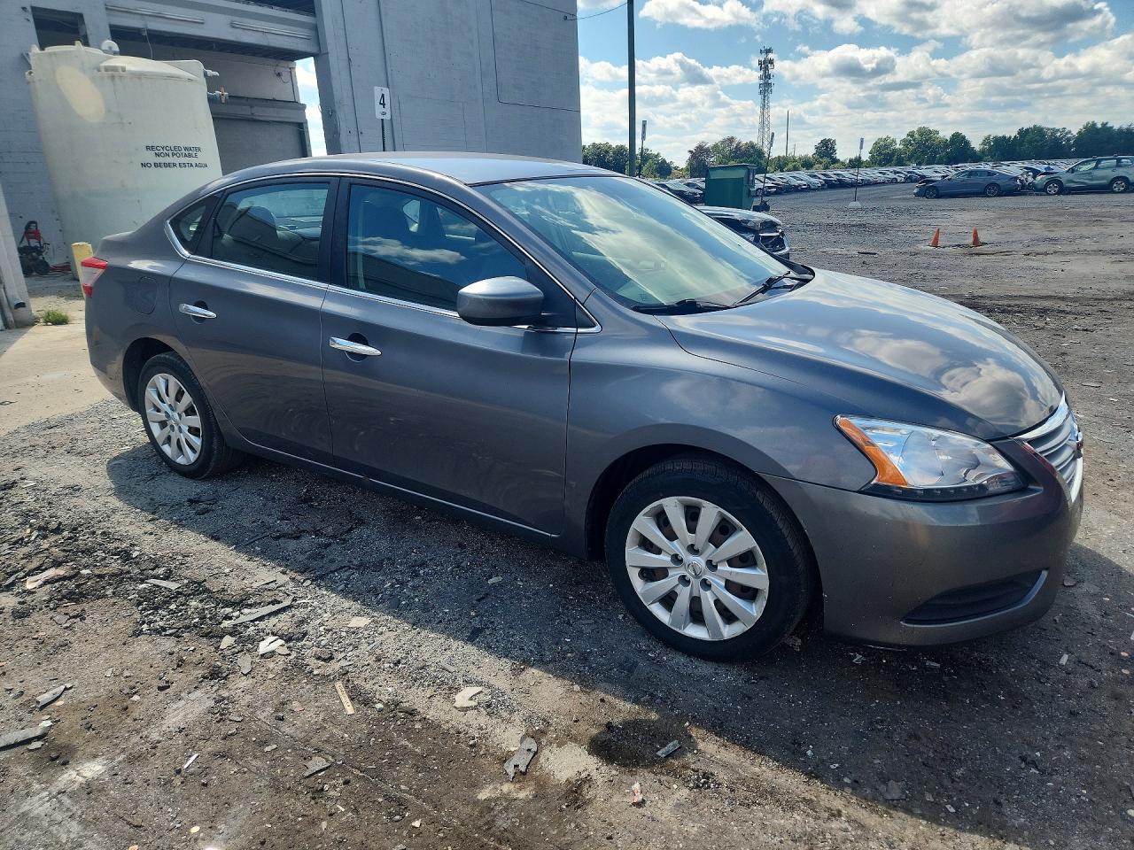 2015 Nissan Sentra Sv Silver vin: 3N1AB7AP2FL662342