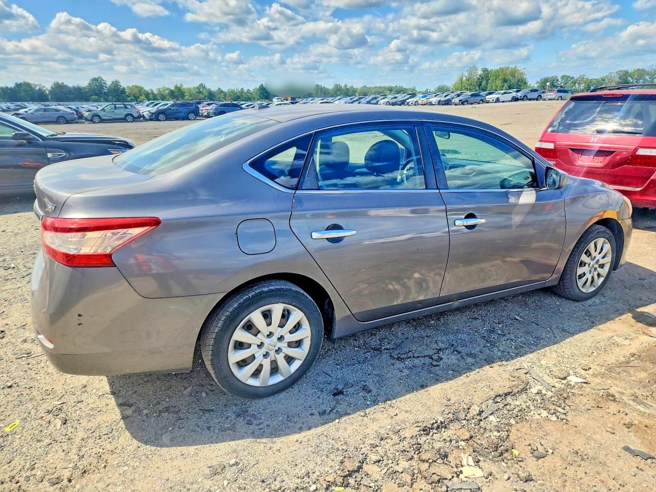 2015 Nissan Sentra Sv Silver vin: 3N1AB7AP2FL662342