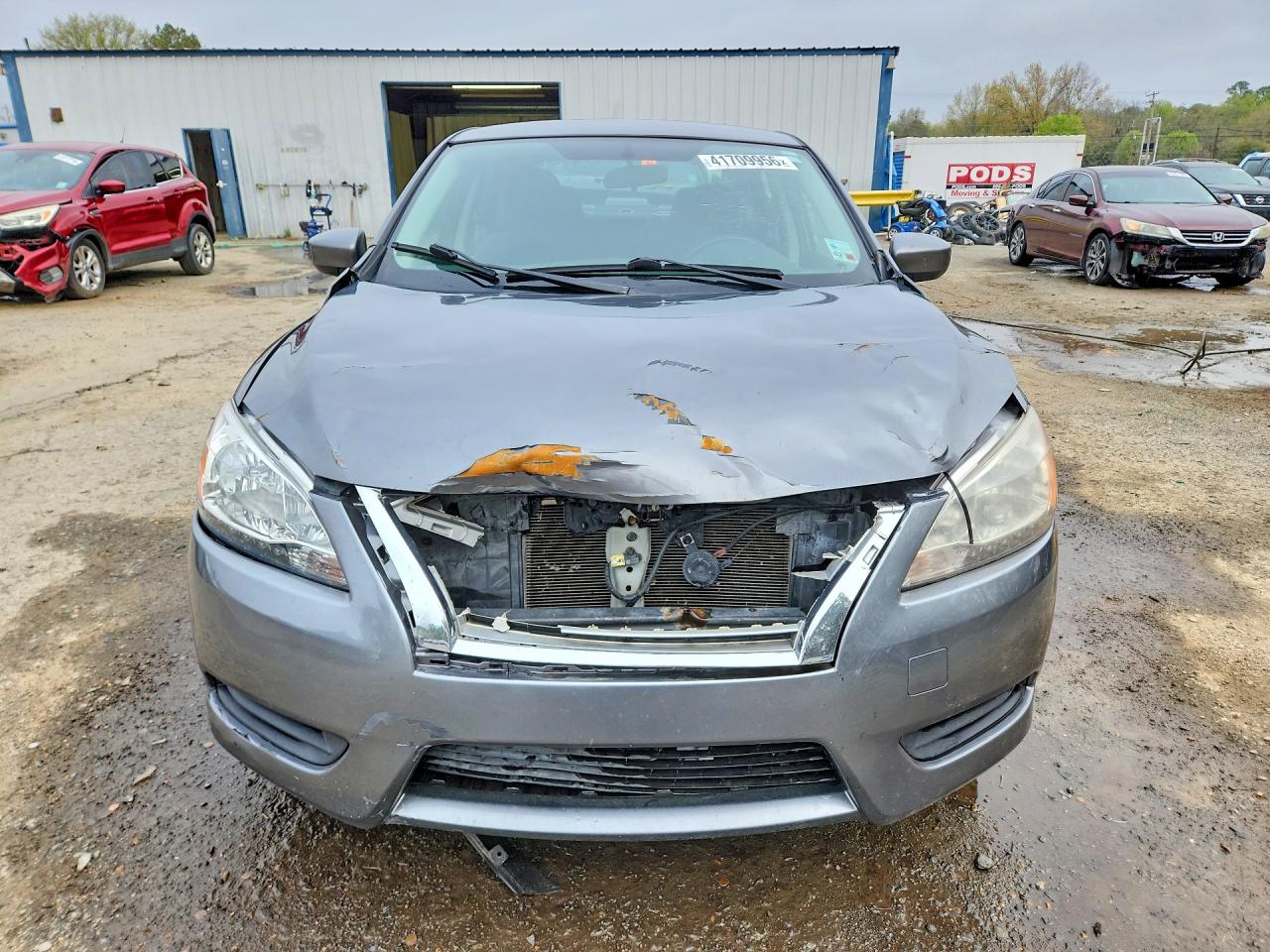 2015 Nissan Sentra Sv Gray vin: 3N1AB7AP2FL668500