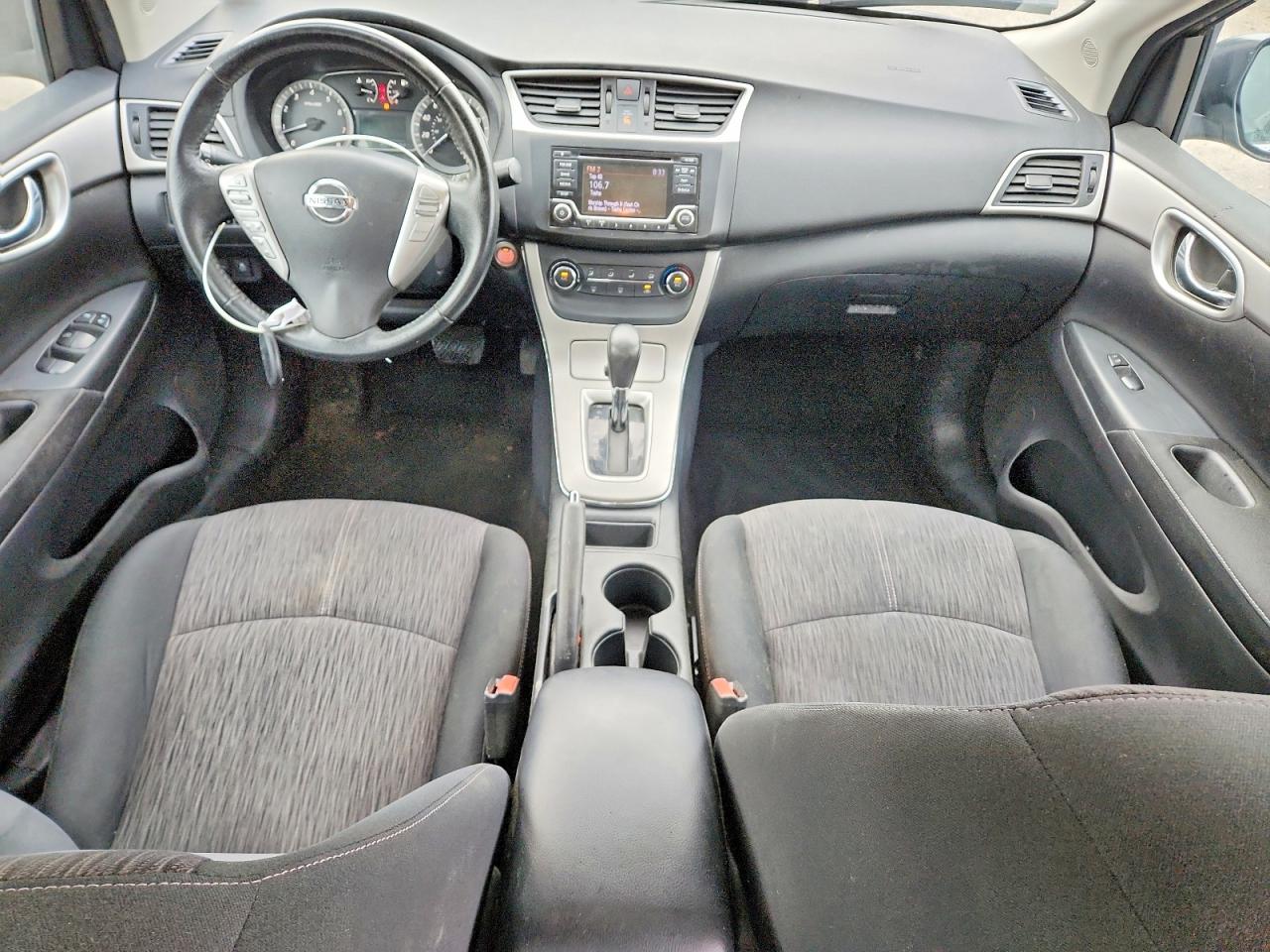 2015 Nissan Sentra Sv Gray vin: 3N1AB7AP2FL668500