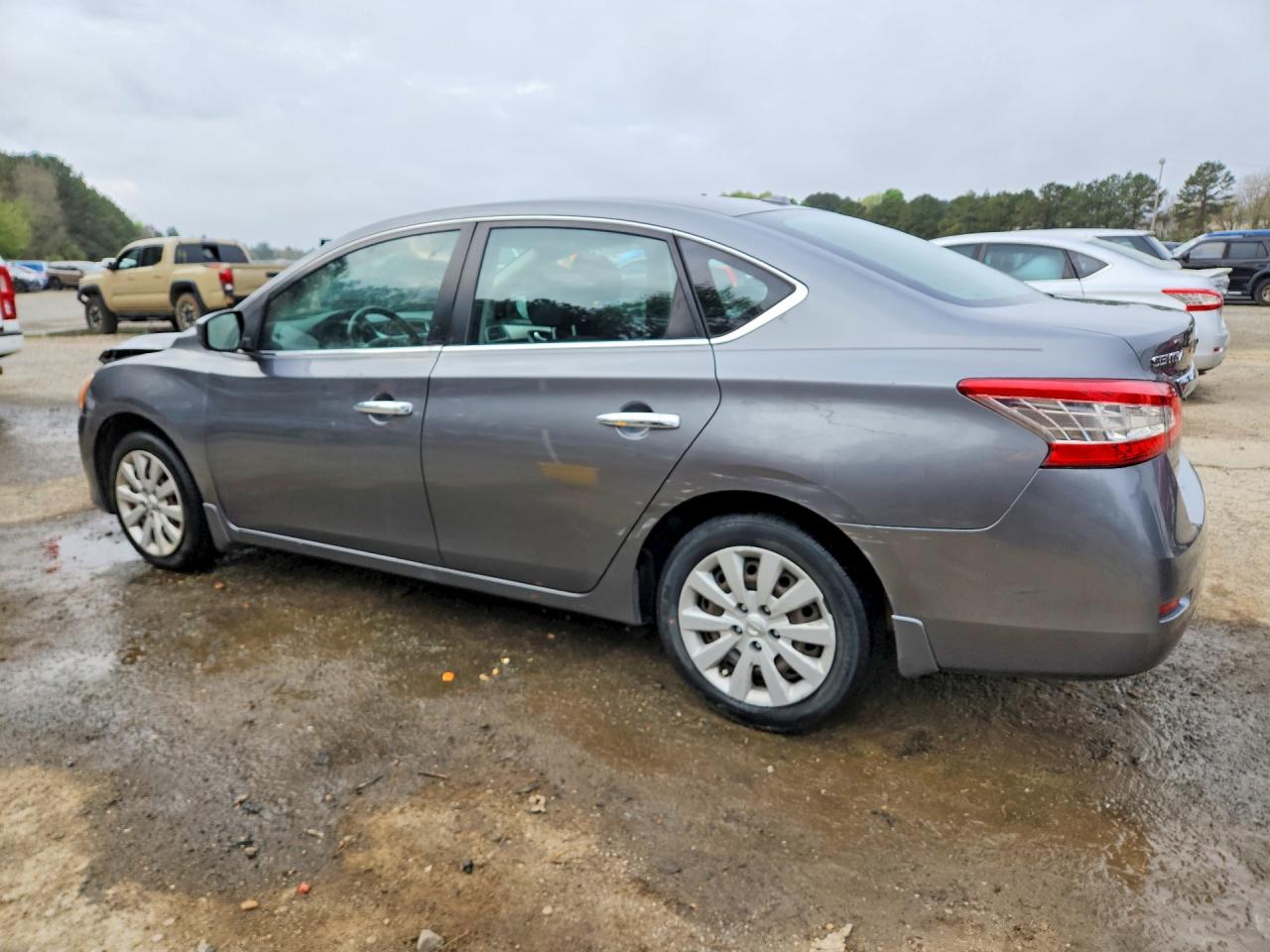 2015 Nissan Sentra Sv Gray vin: 3N1AB7AP2FL668500