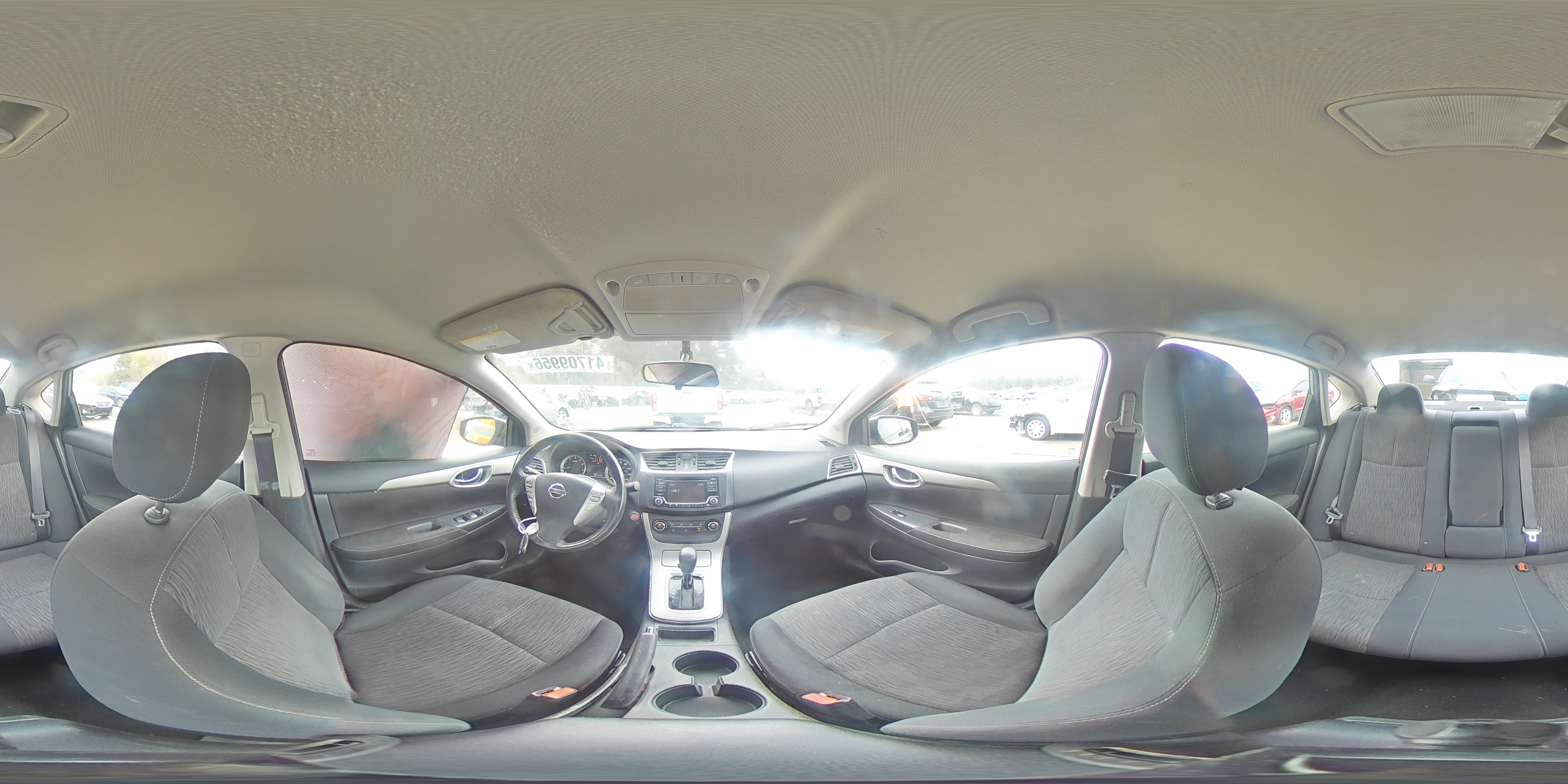 2015 Nissan Sentra Sv Gray vin: 3N1AB7AP2FL668500