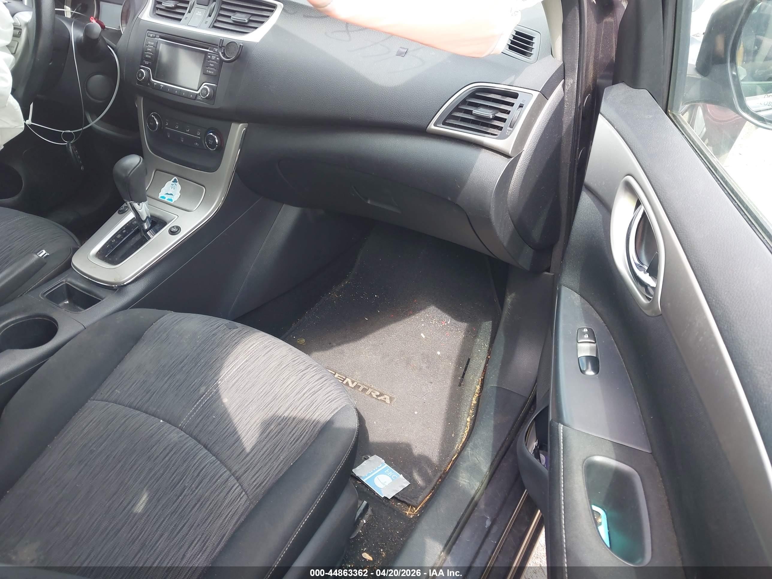 2015 Nissan Sentra Sv Gray vin: 3N1AB7AP2FL673941