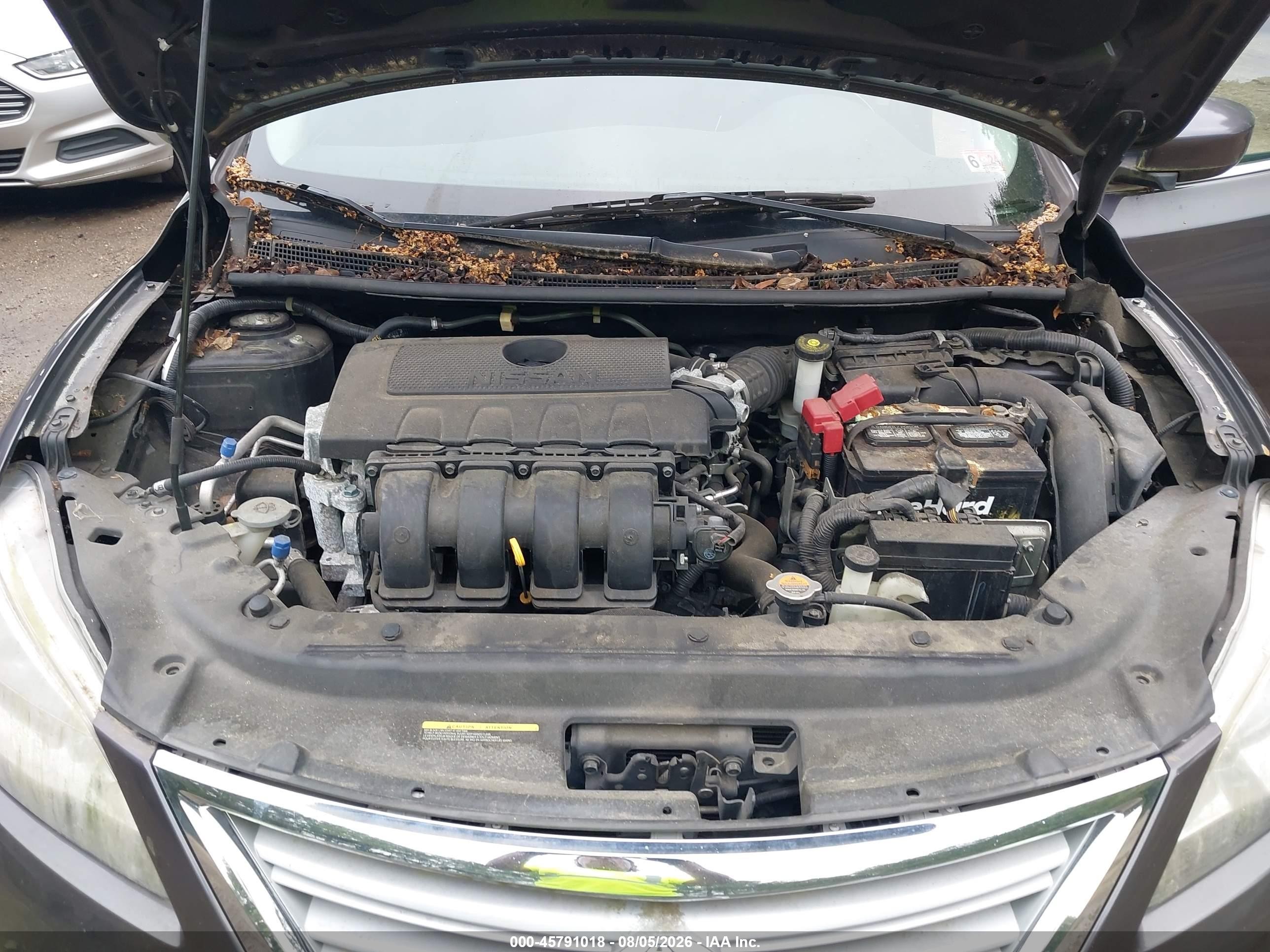 2015 Nissan Sentra Sv Blue vin: 3N1AB7AP2FL673972