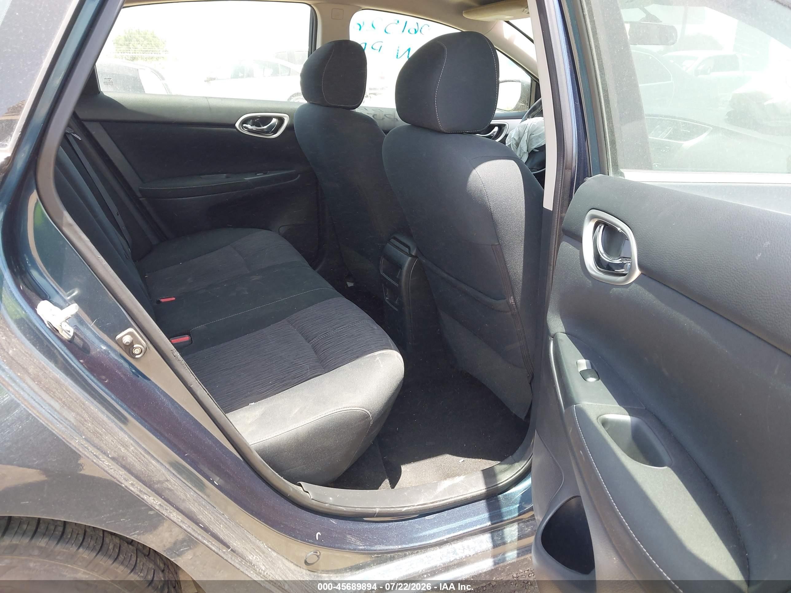 2015 Nissan Sentra Sv Blue vin: 3N1AB7AP2FL684244