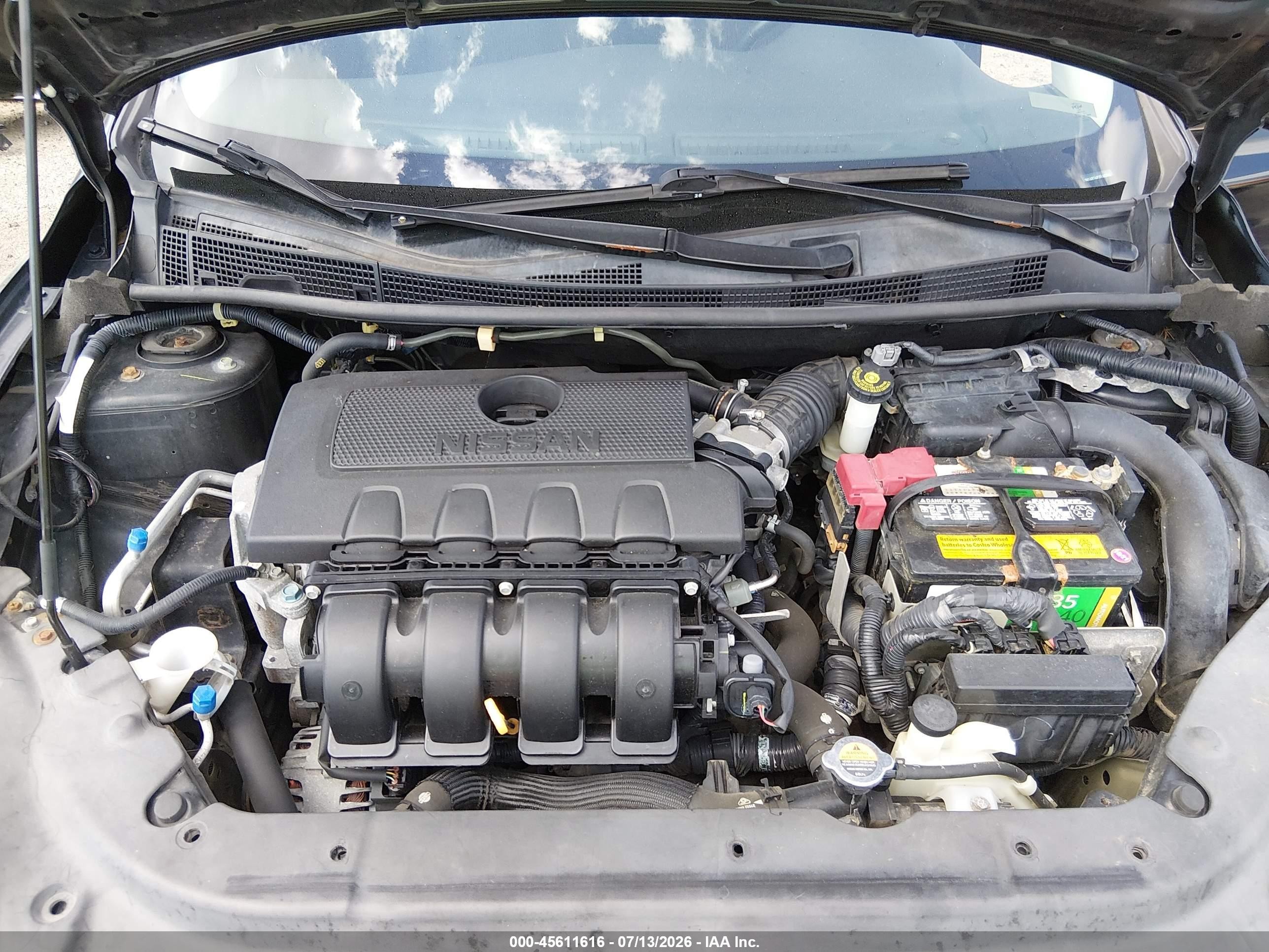 2015 Nissan Sentra Sv Black vin: 3N1AB7AP2FL687869