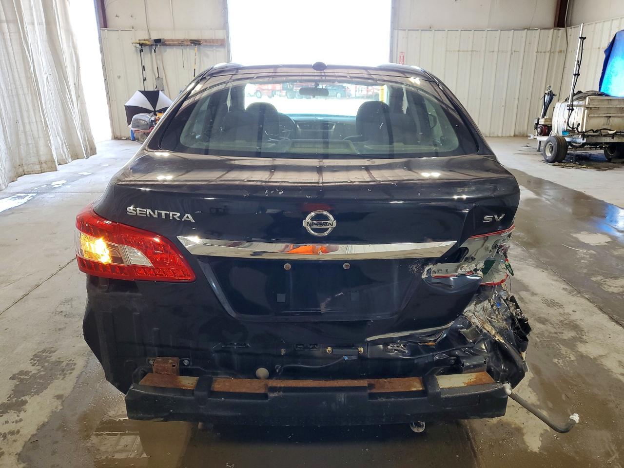 2015 Nissan Sentra Sv Black vin: 3N1AB7AP2FL689475
