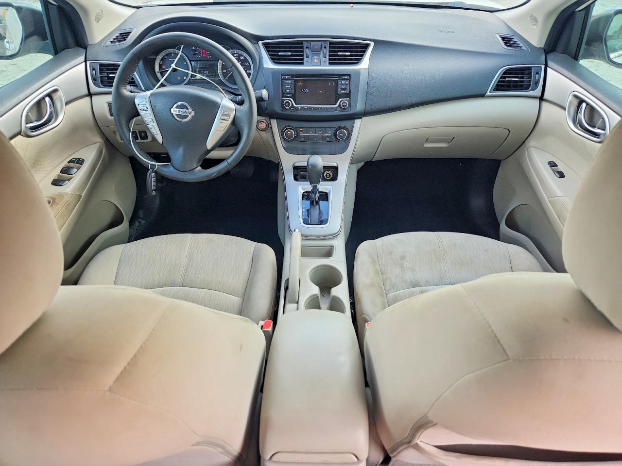2015 Nissan Sentra Sv White vin: 3N1AB7AP2FL690030
