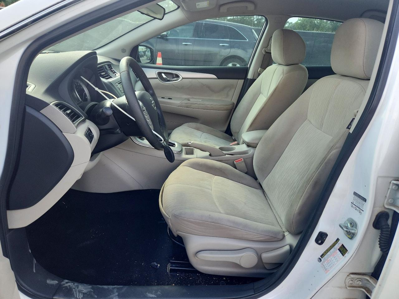 2015 Nissan Sentra Sv White vin: 3N1AB7AP2FL690030