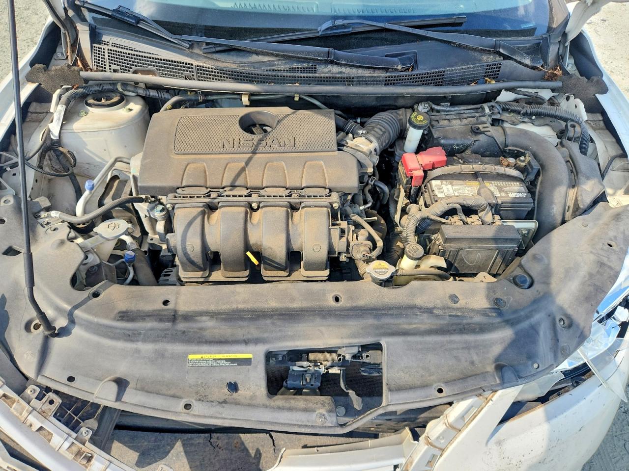 2015 Nissan Sentra Sv White vin: 3N1AB7AP2FL690030