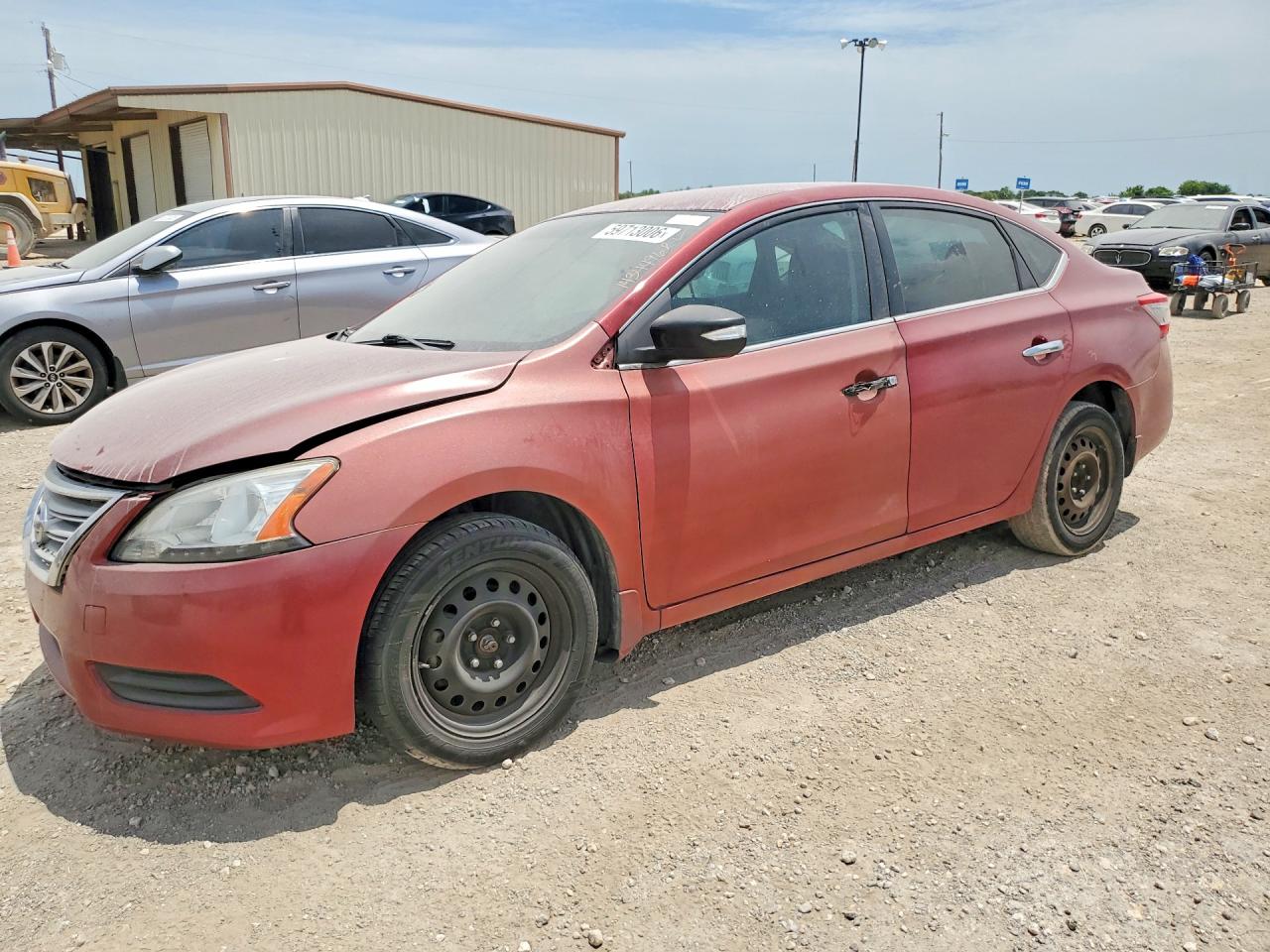 2015 Nissan Sentra Sv Burgundy vin: 3N1AB7AP2FL690237