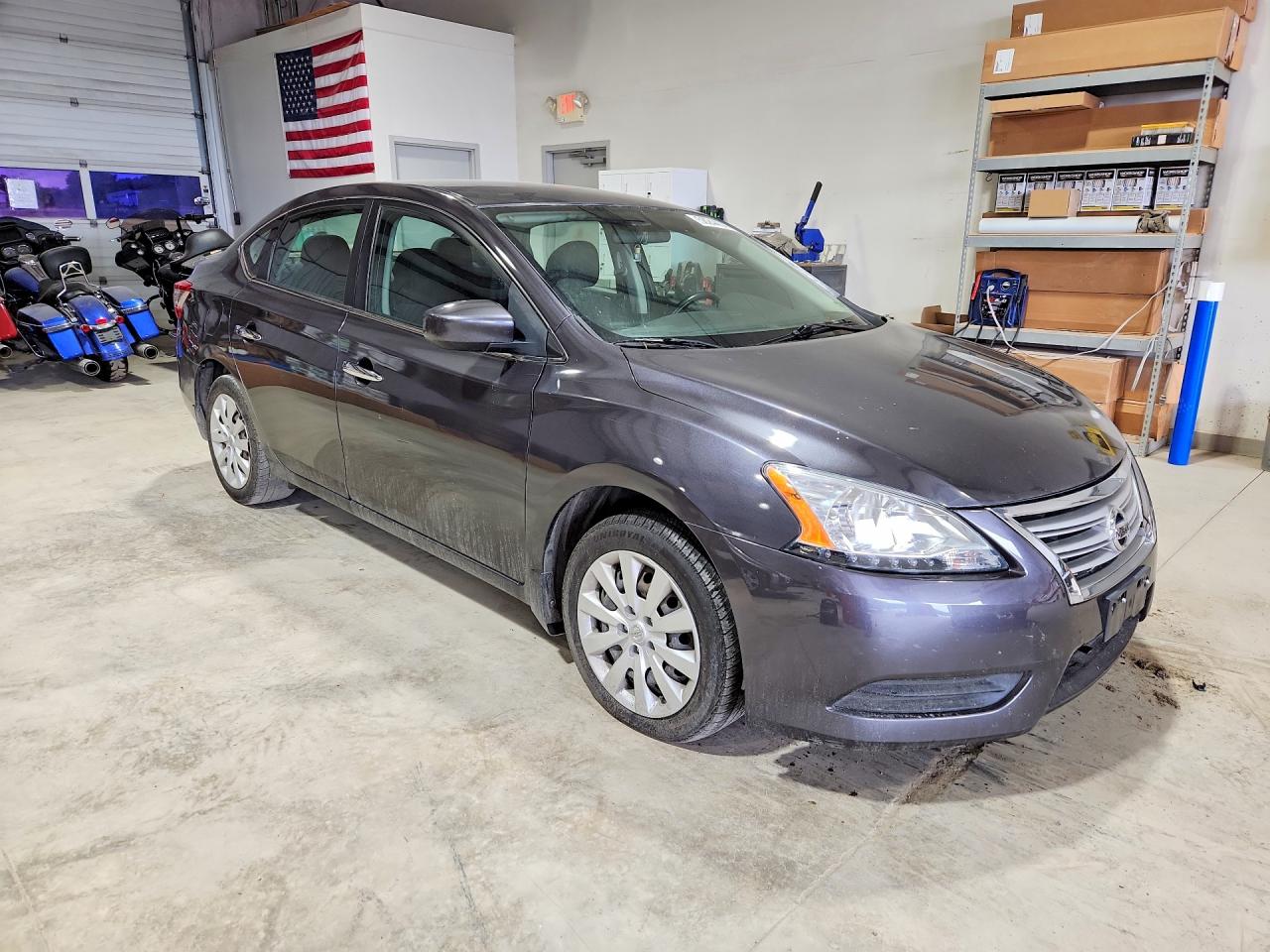2015 Nissan Sentra Sv Gray vin: 3N1AB7AP2FL694319
