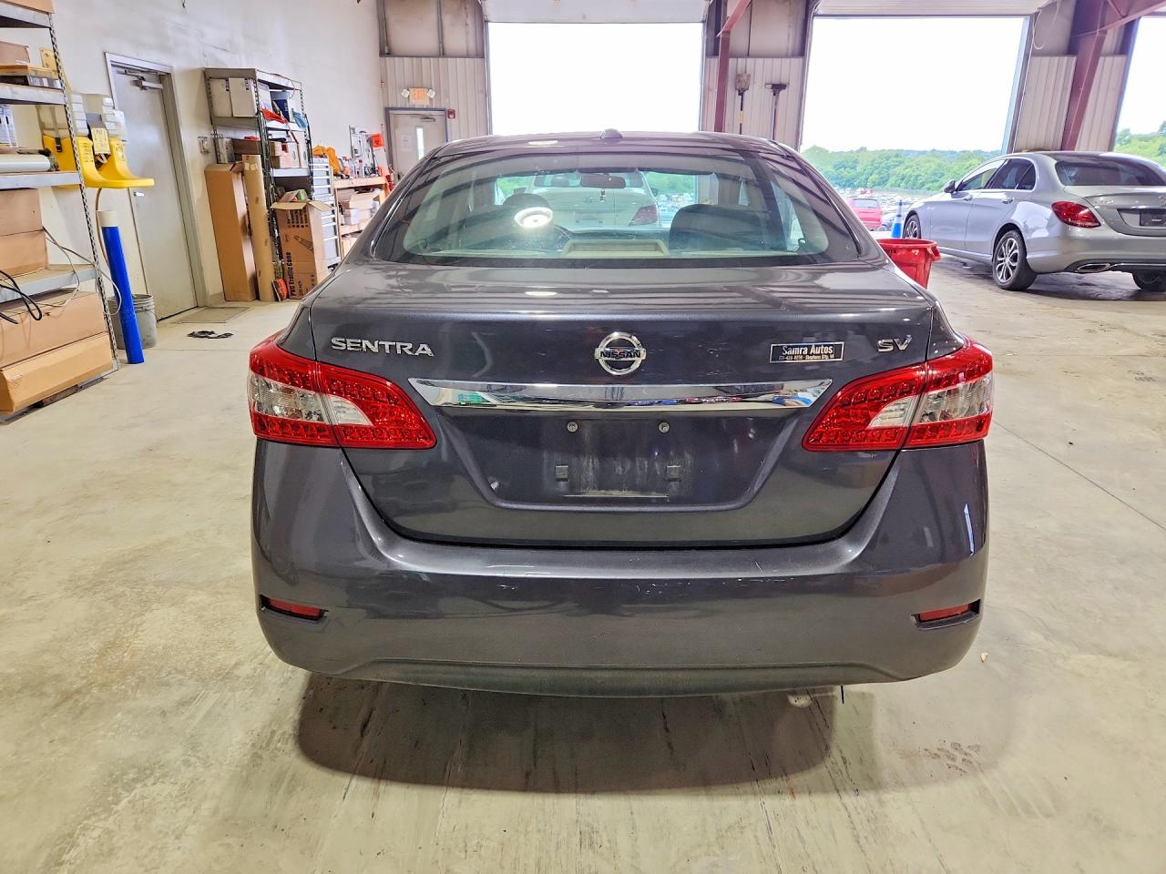 2015 Nissan Sentra Sv Gray vin: 3N1AB7AP2FL694319