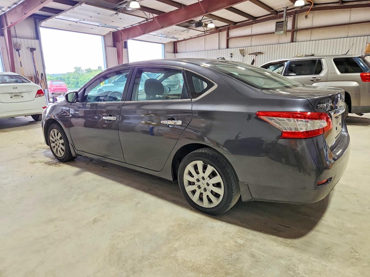 2015 Nissan Sentra Sv Gray vin: 3N1AB7AP2FL694319