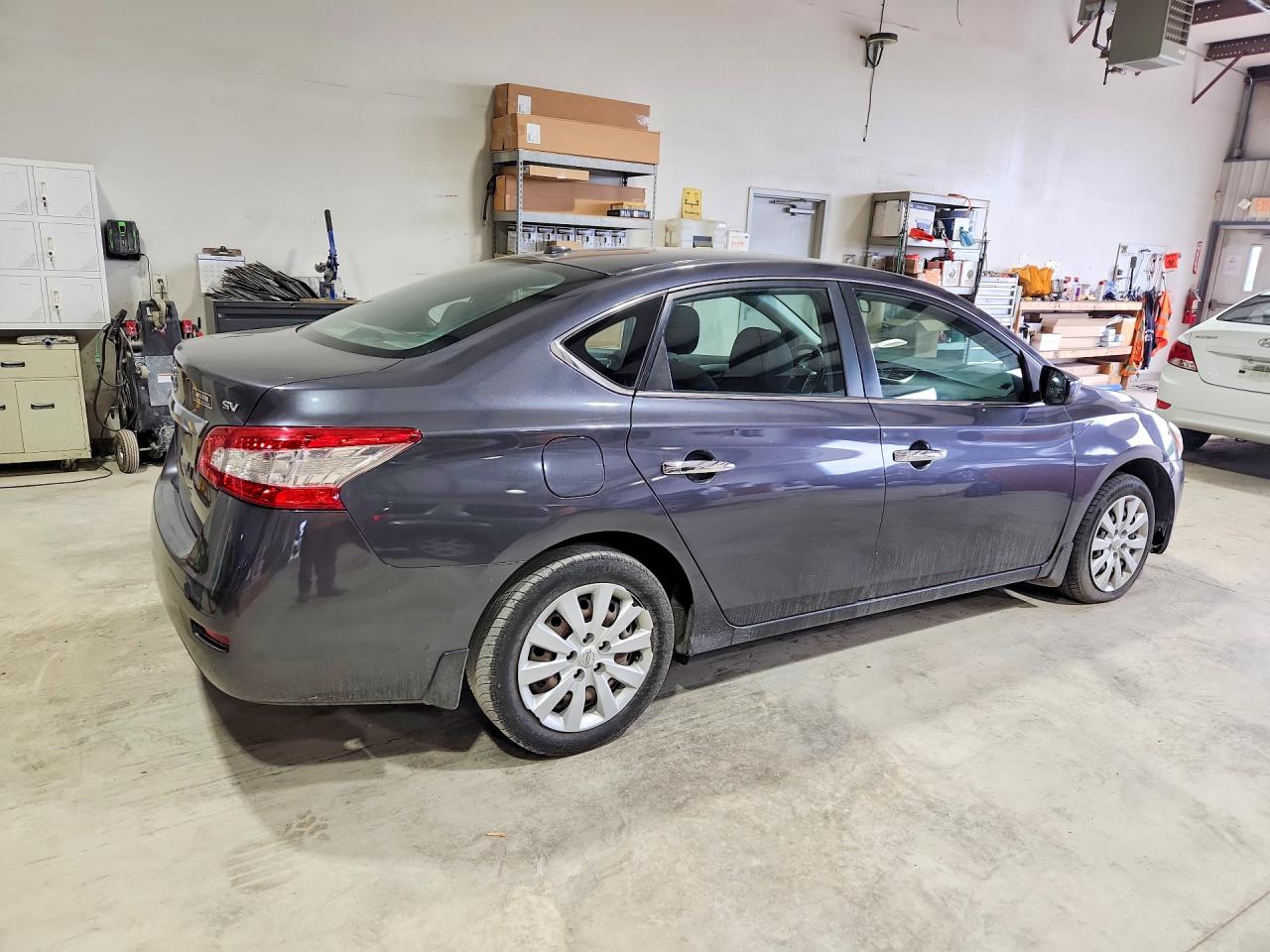 2015 Nissan Sentra Sv Gray vin: 3N1AB7AP2FL694319