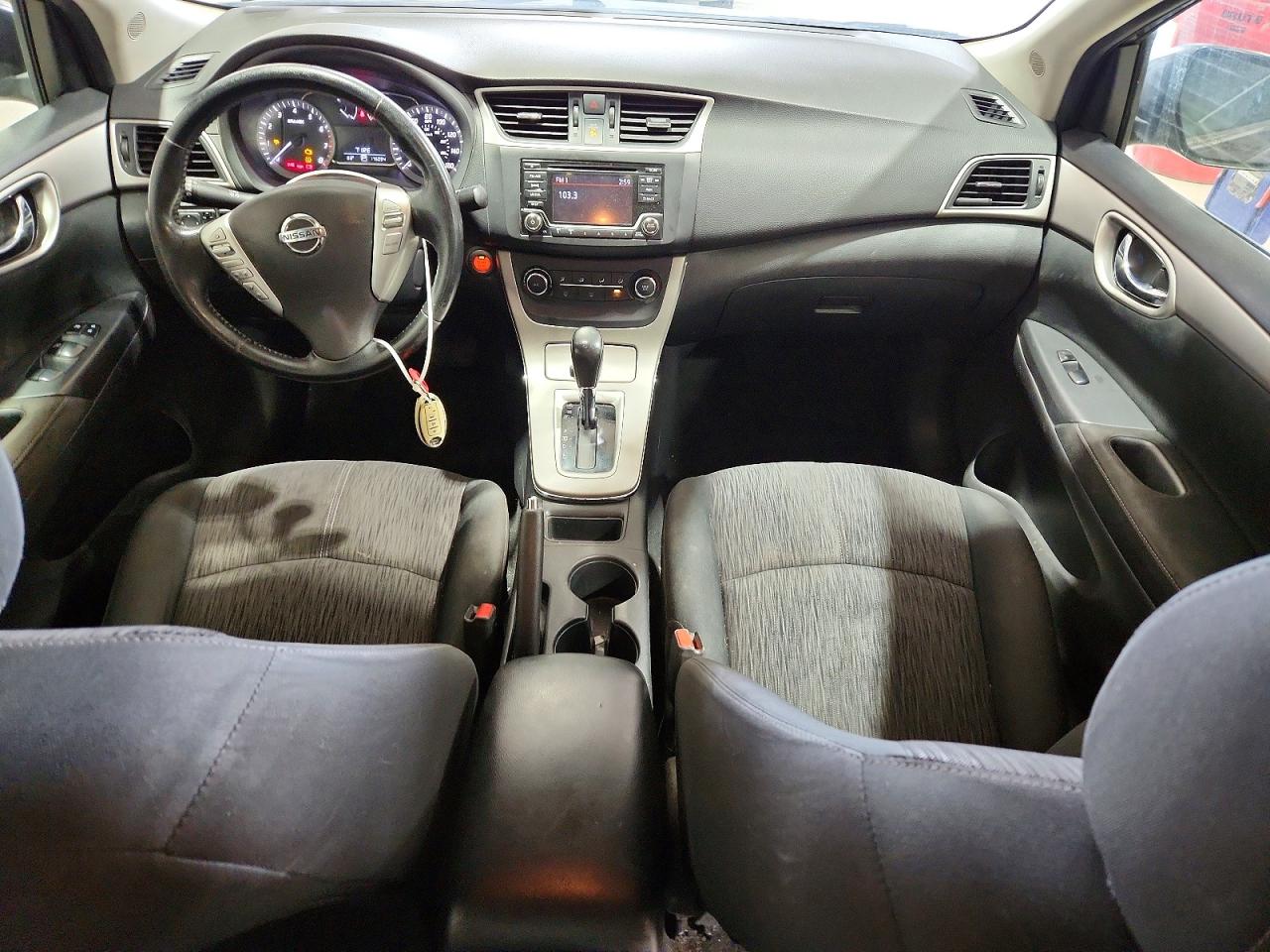2015 Nissan Sentra Sv Gray vin: 3N1AB7AP2FL694319