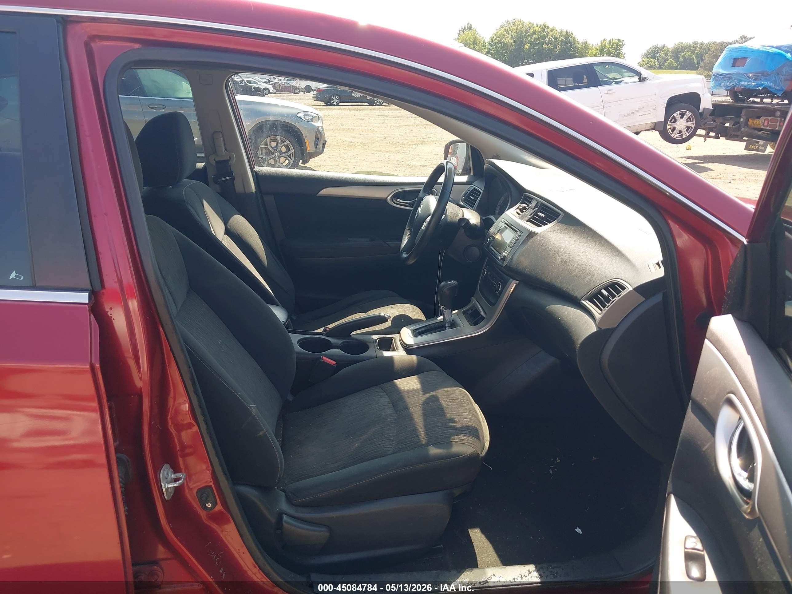 2015 Nissan Sentra Sv Red vin: 3N1AB7AP2FL694563