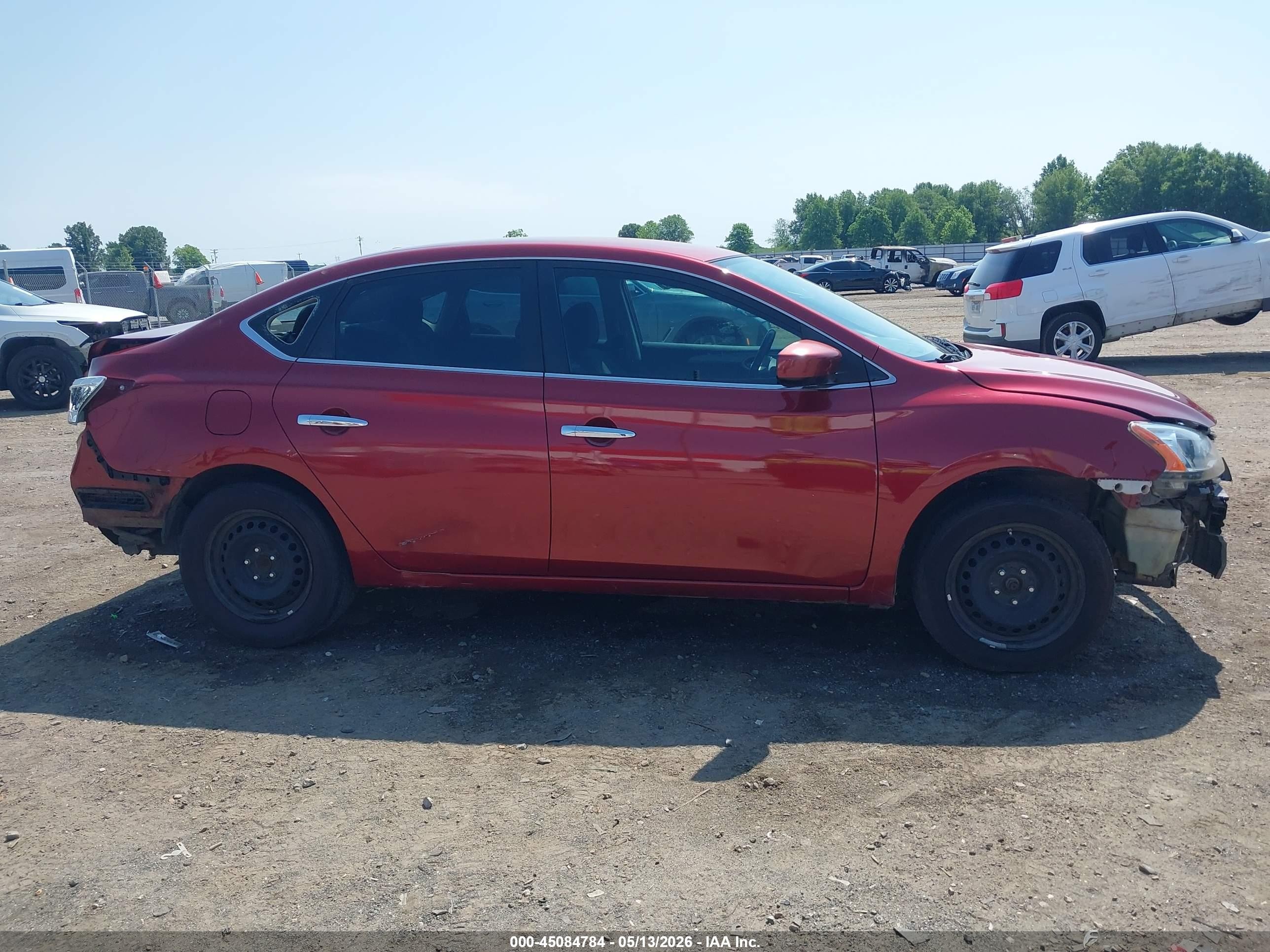 2015 Nissan Sentra Sv Red vin: 3N1AB7AP2FL694563