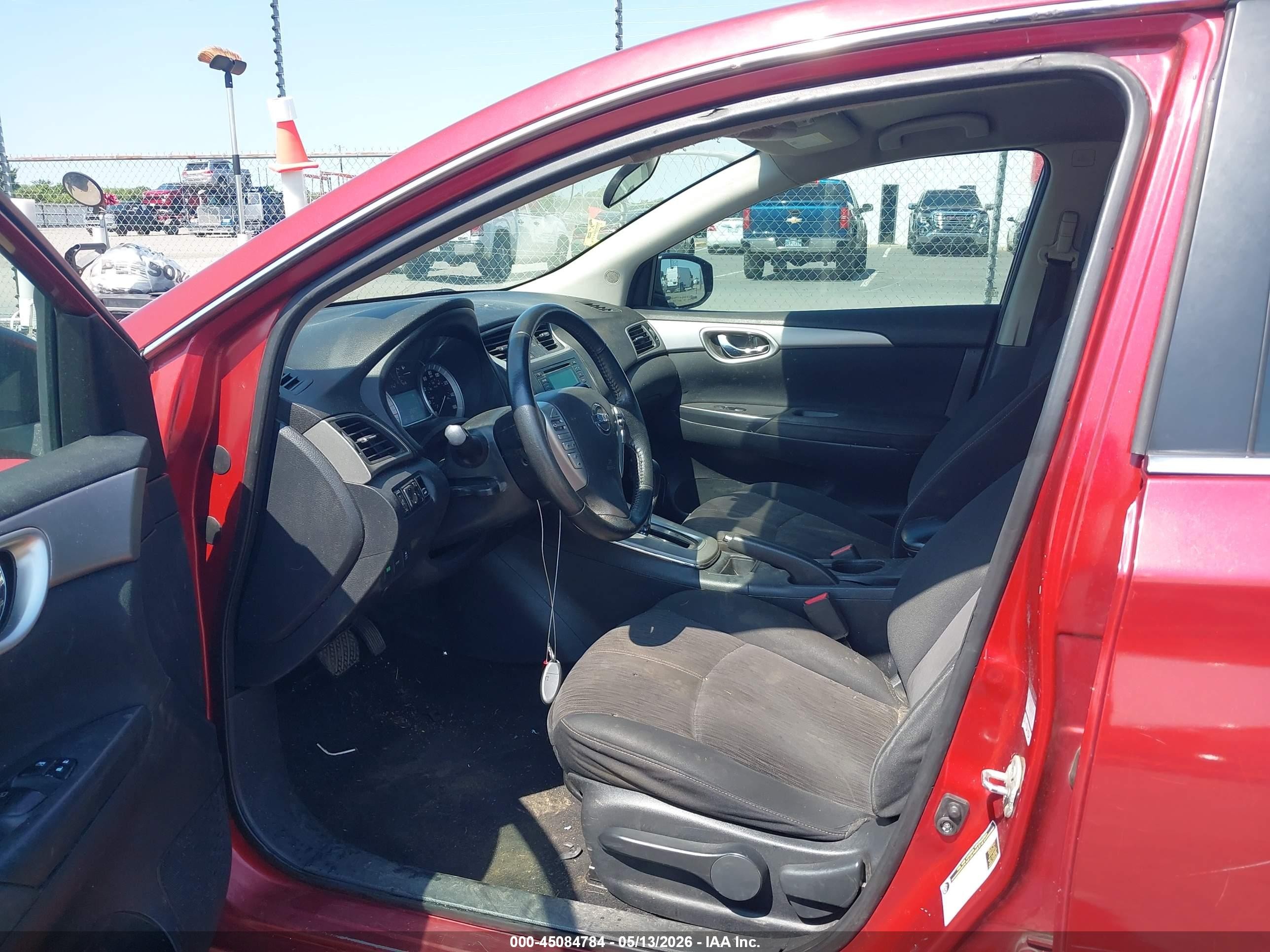 2015 Nissan Sentra Sv Red vin: 3N1AB7AP2FL694563