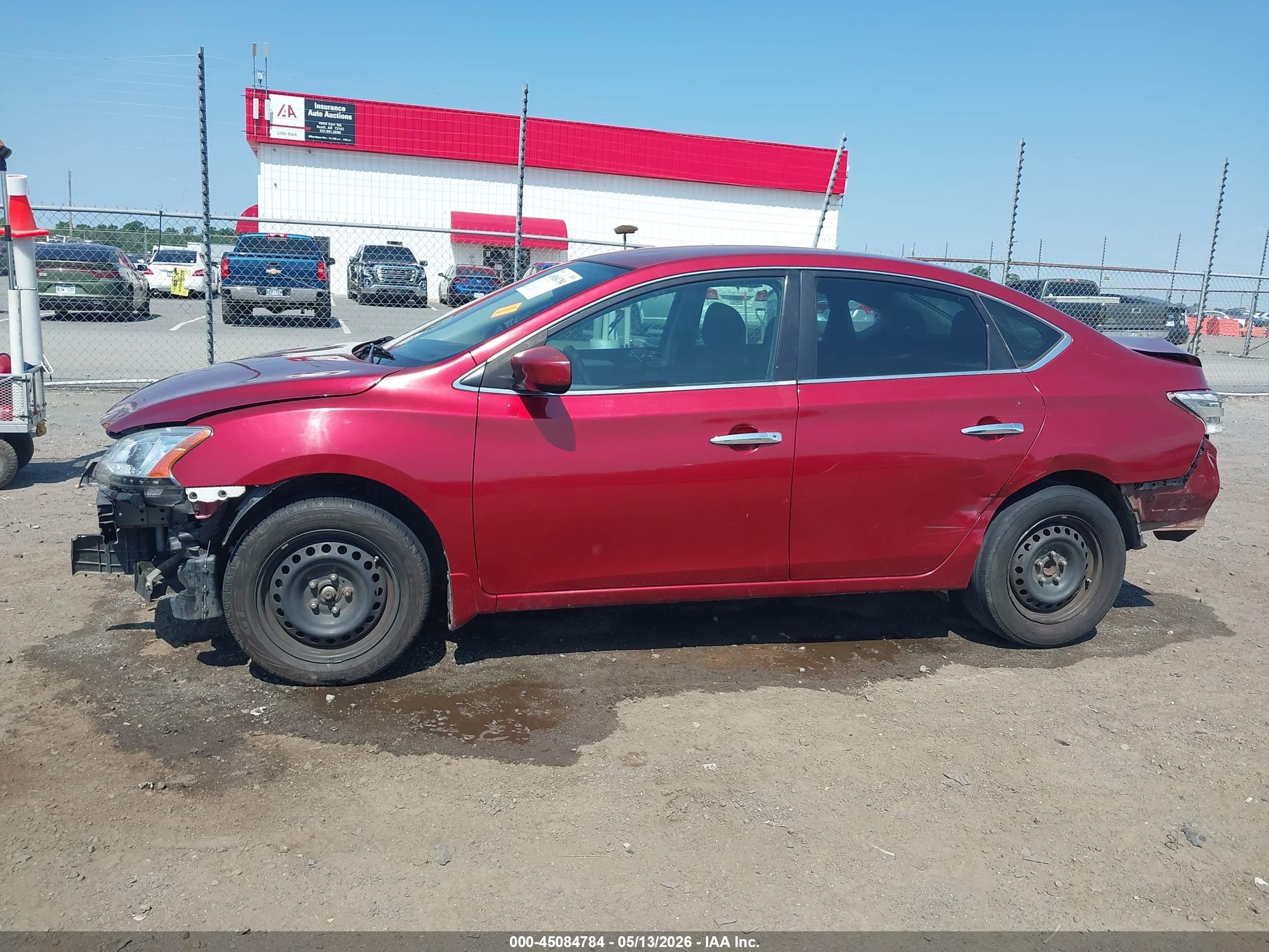 2015 Nissan Sentra Sv Red vin: 3N1AB7AP2FL694563